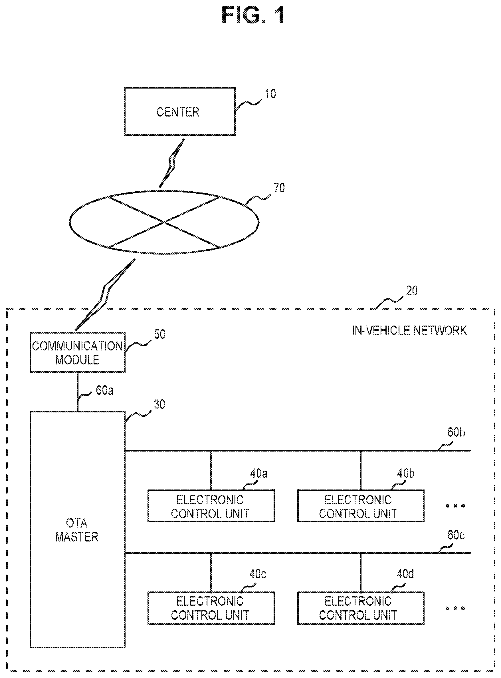 Patent US12504966 — Center, control method, and non-transitory storage medium — Figure 1