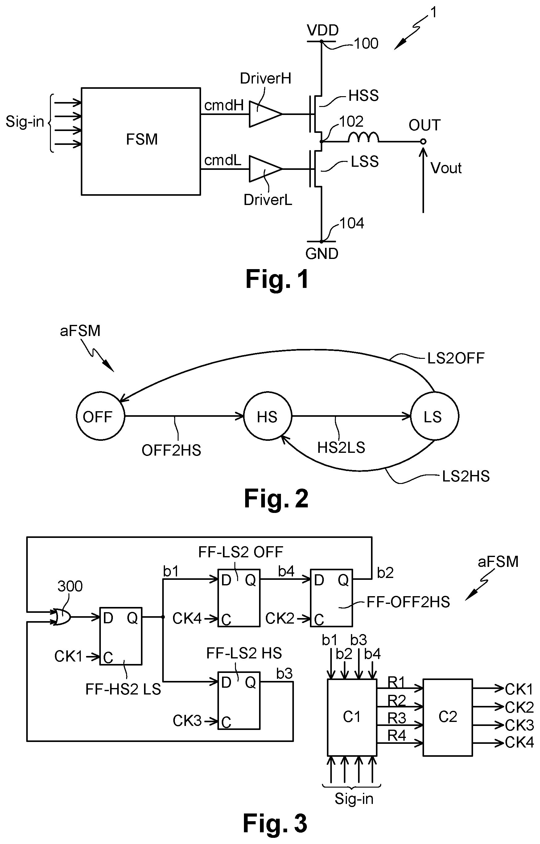 Patent US12504979 — Asynchronous state machine for a switching converter — Figure 1