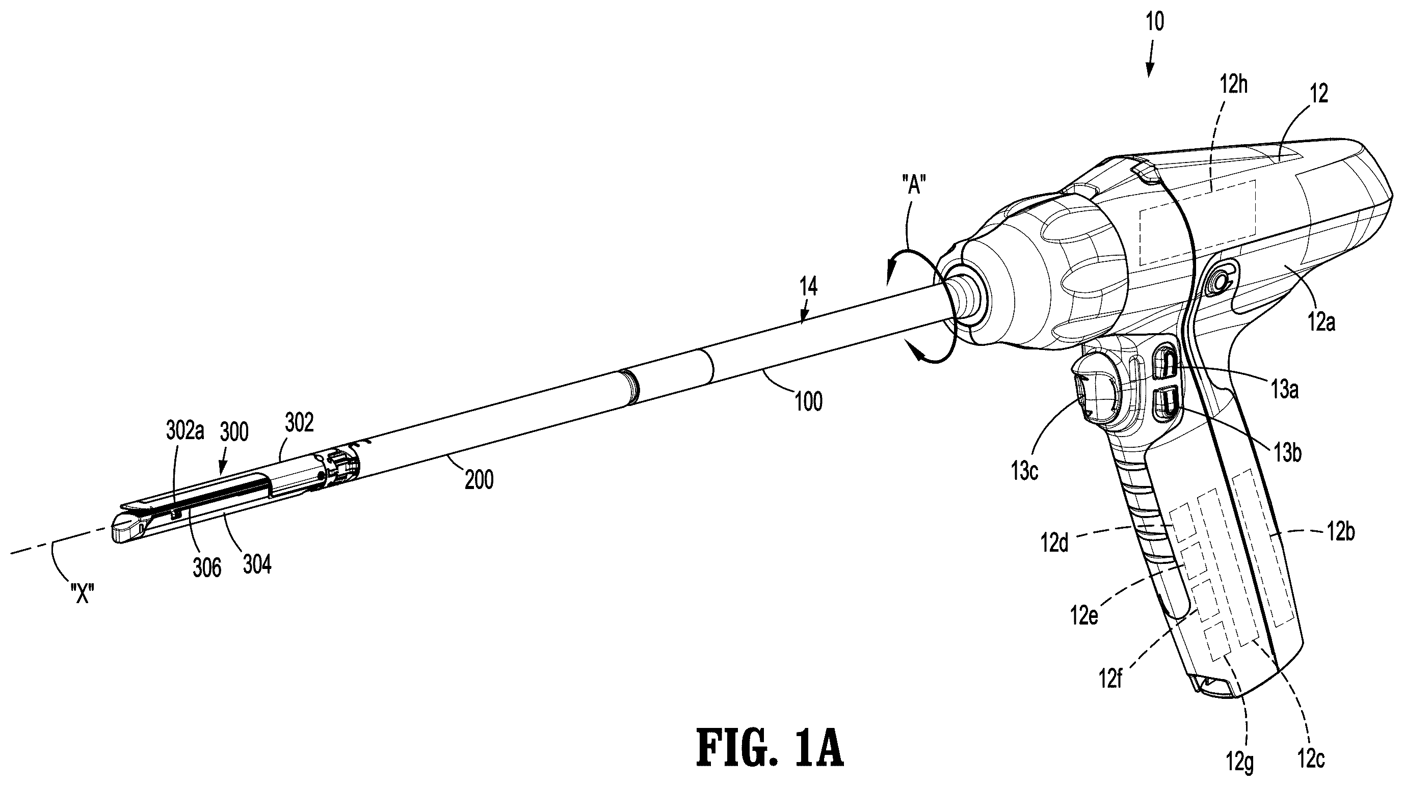 Patent US12508023 — Sealed electrical connection between surgical loading unit and elongated shaft — Figure 1