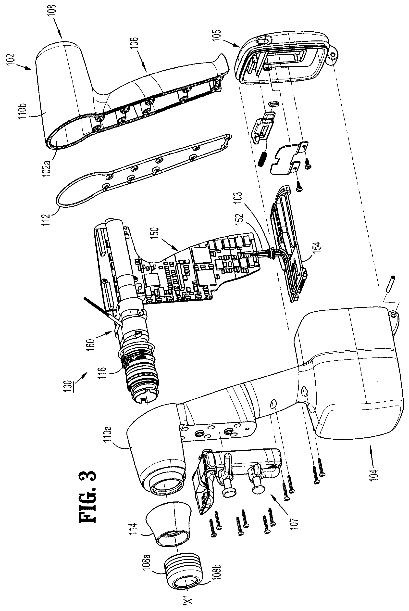 Patent US12508025 Figure 3 – Mechanisms for compensating for drivetrain failure in powered surgical instruments