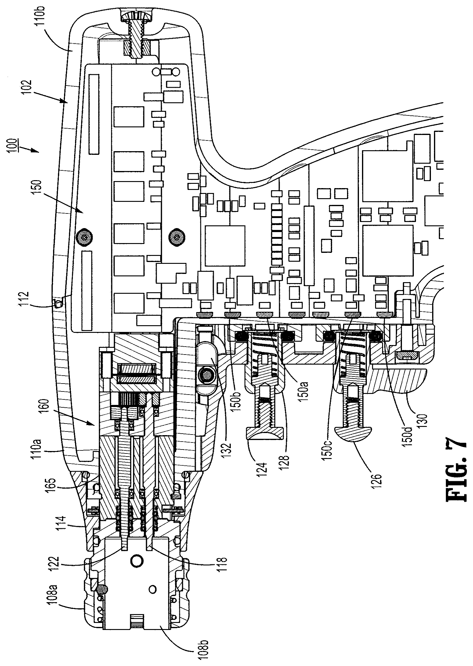 Patent US12508025 Figure 6 – Mechanisms for compensating for drivetrain failure in powered surgical instruments