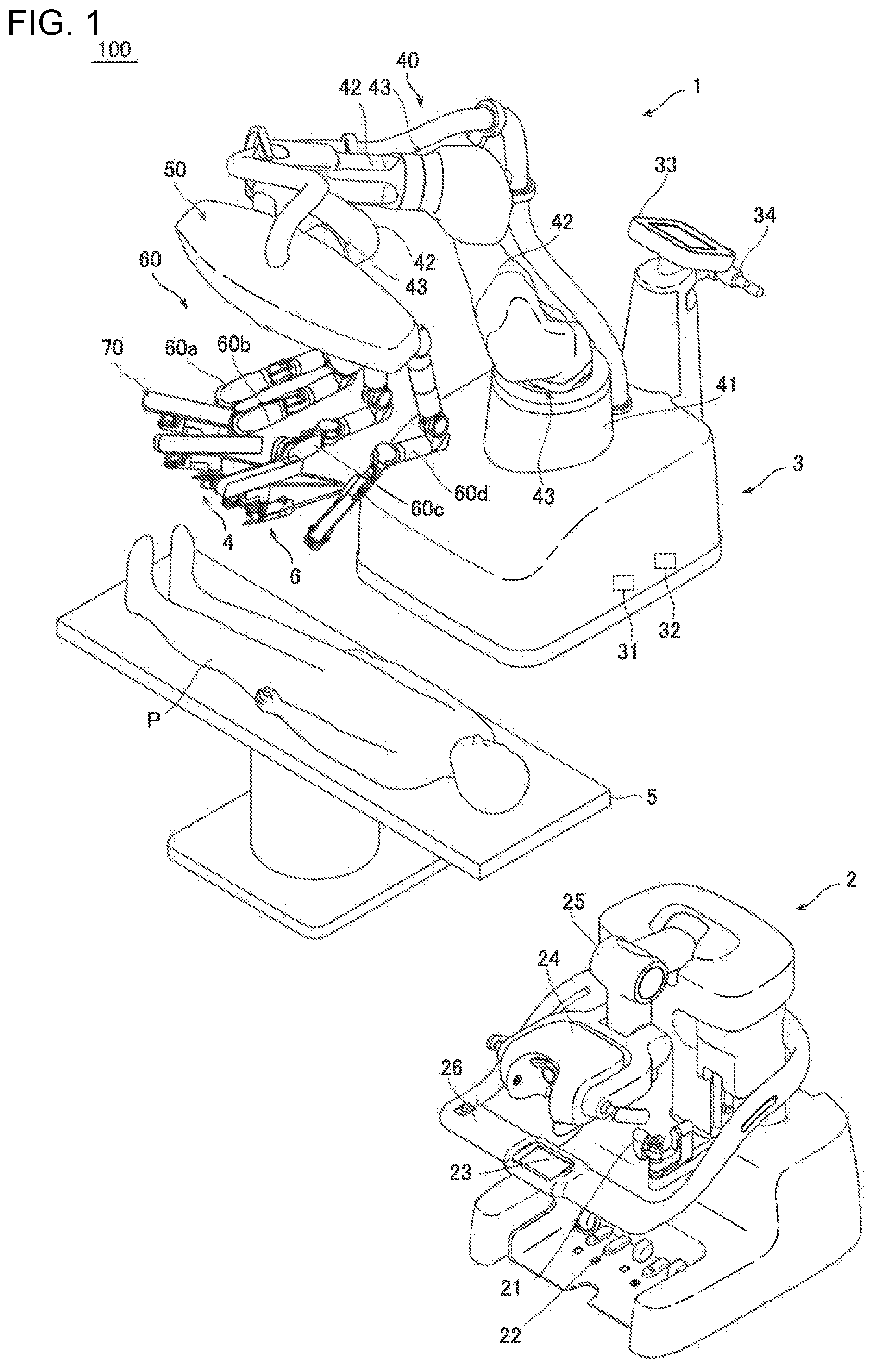 Patent US12508028 — Surgical instrument and surgery assist robot — Figure 1