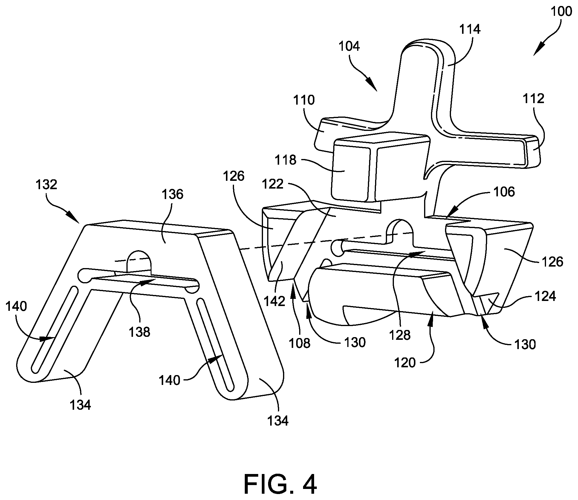 Patent US12508039 Figure 4 – Orthopedic surgical guide