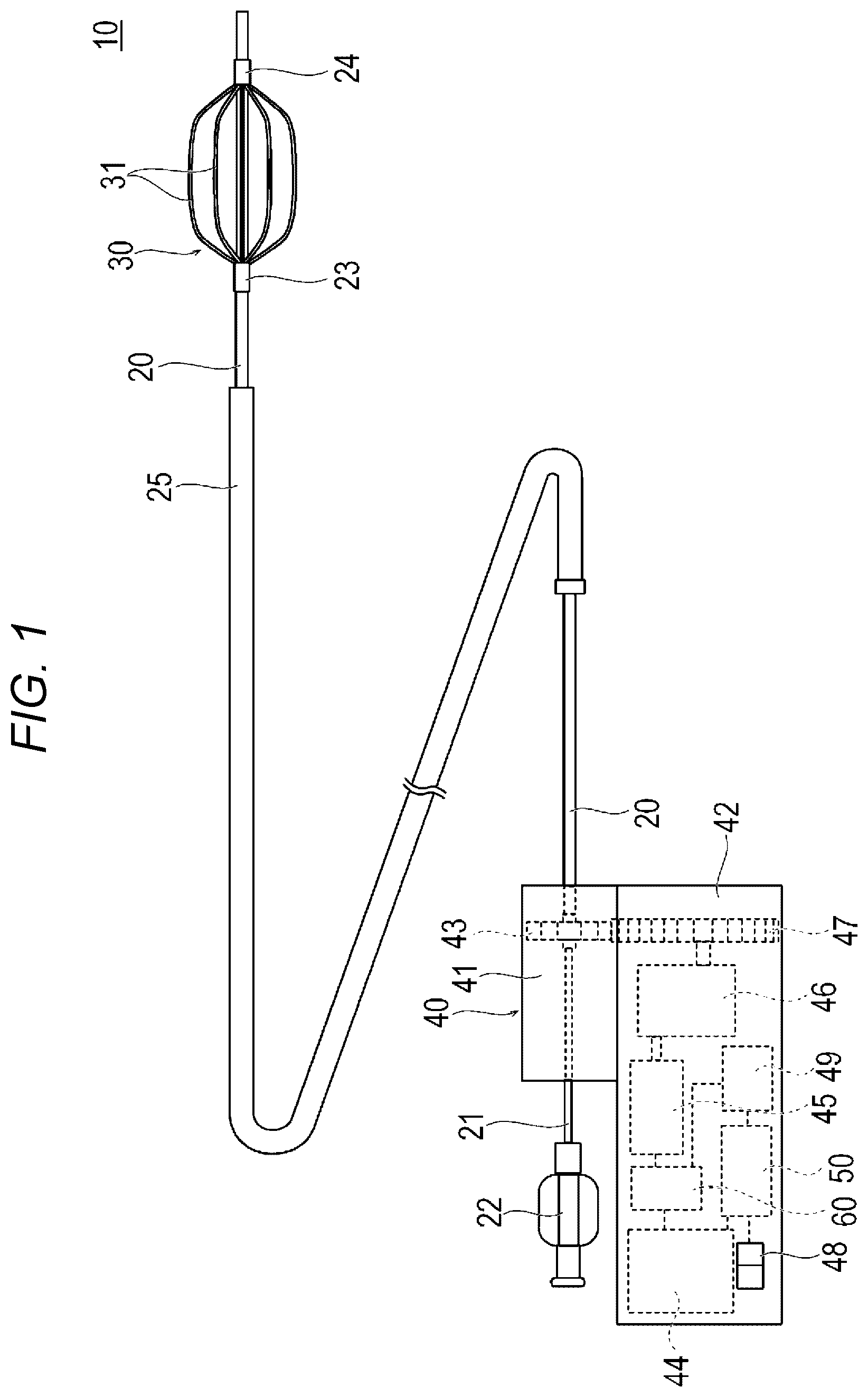Patent US12508049 — Medical device and method for controlling medical device — Figure 1