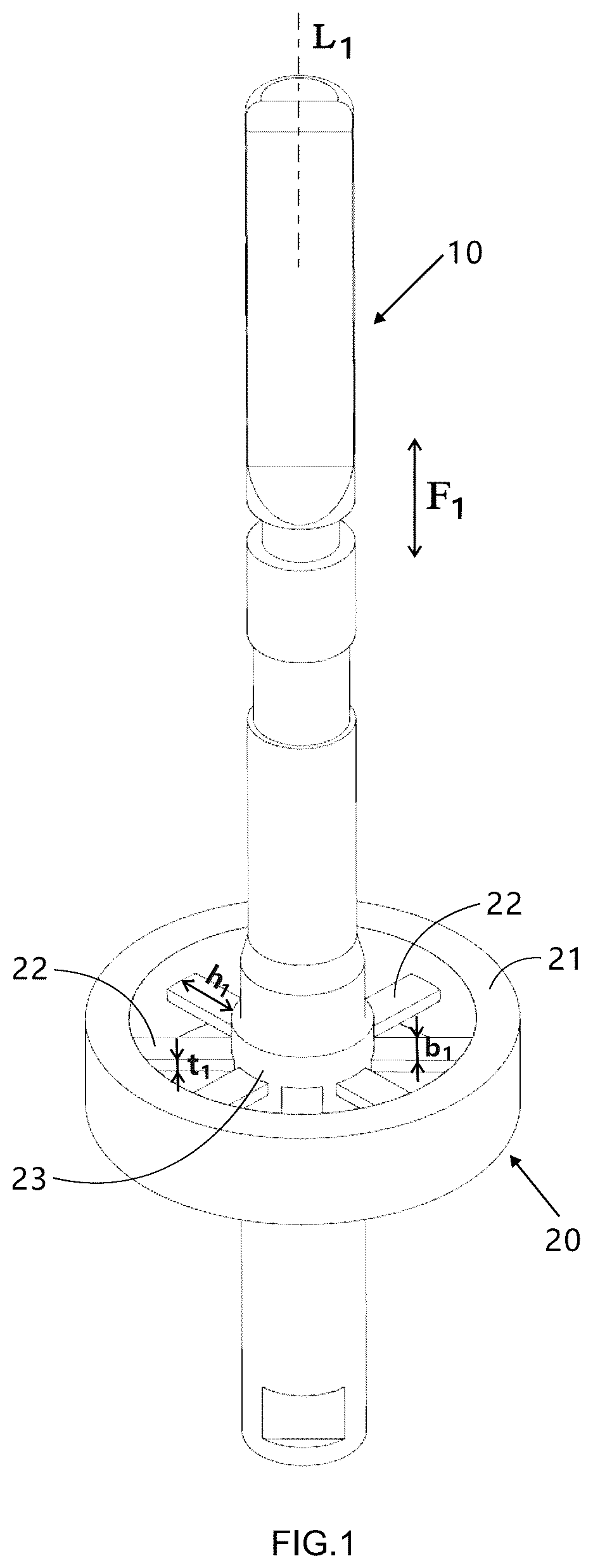 Patent US12508111 Figure 1 – Support structure