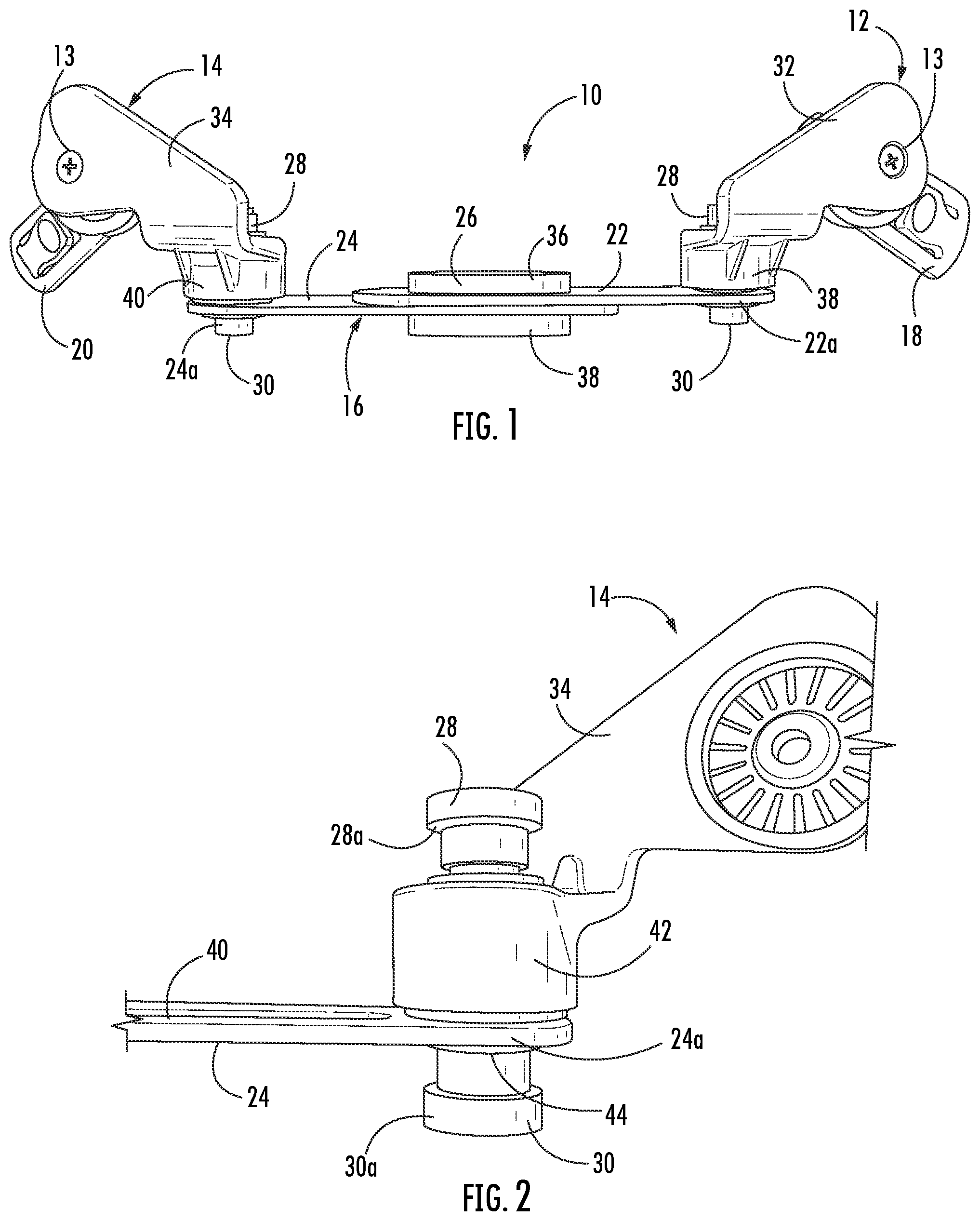 Patent US12508140 — Orthotic brace and clip attachment mechanism and orthotic spring tensioner — Figure 1
