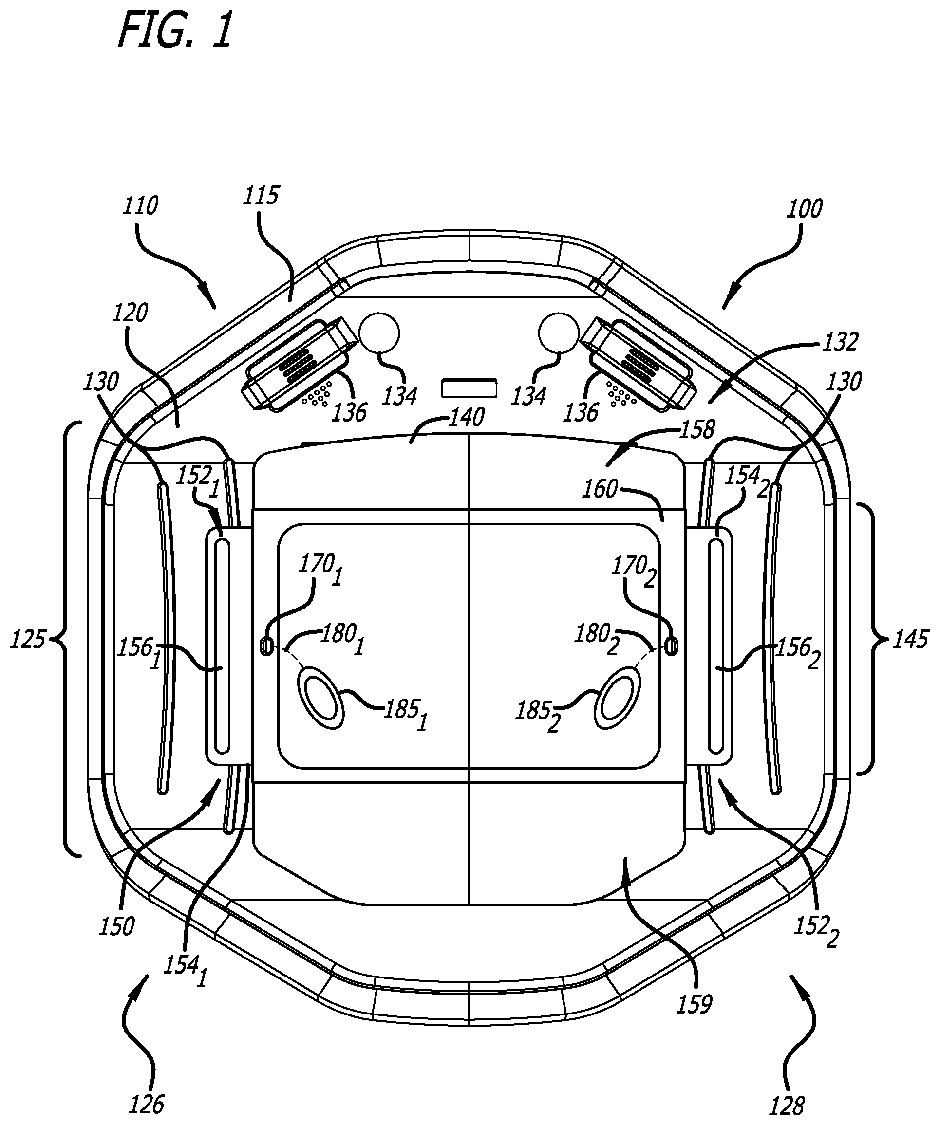 Patent US12508145 — Orthopedic brace and donning method — Figure 1