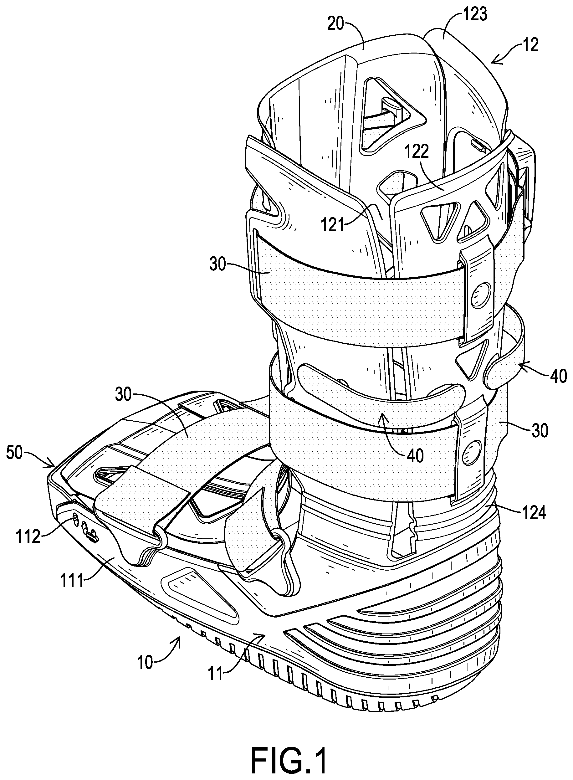 Patent US12508147 — Rehabilitation boot — Figure 1