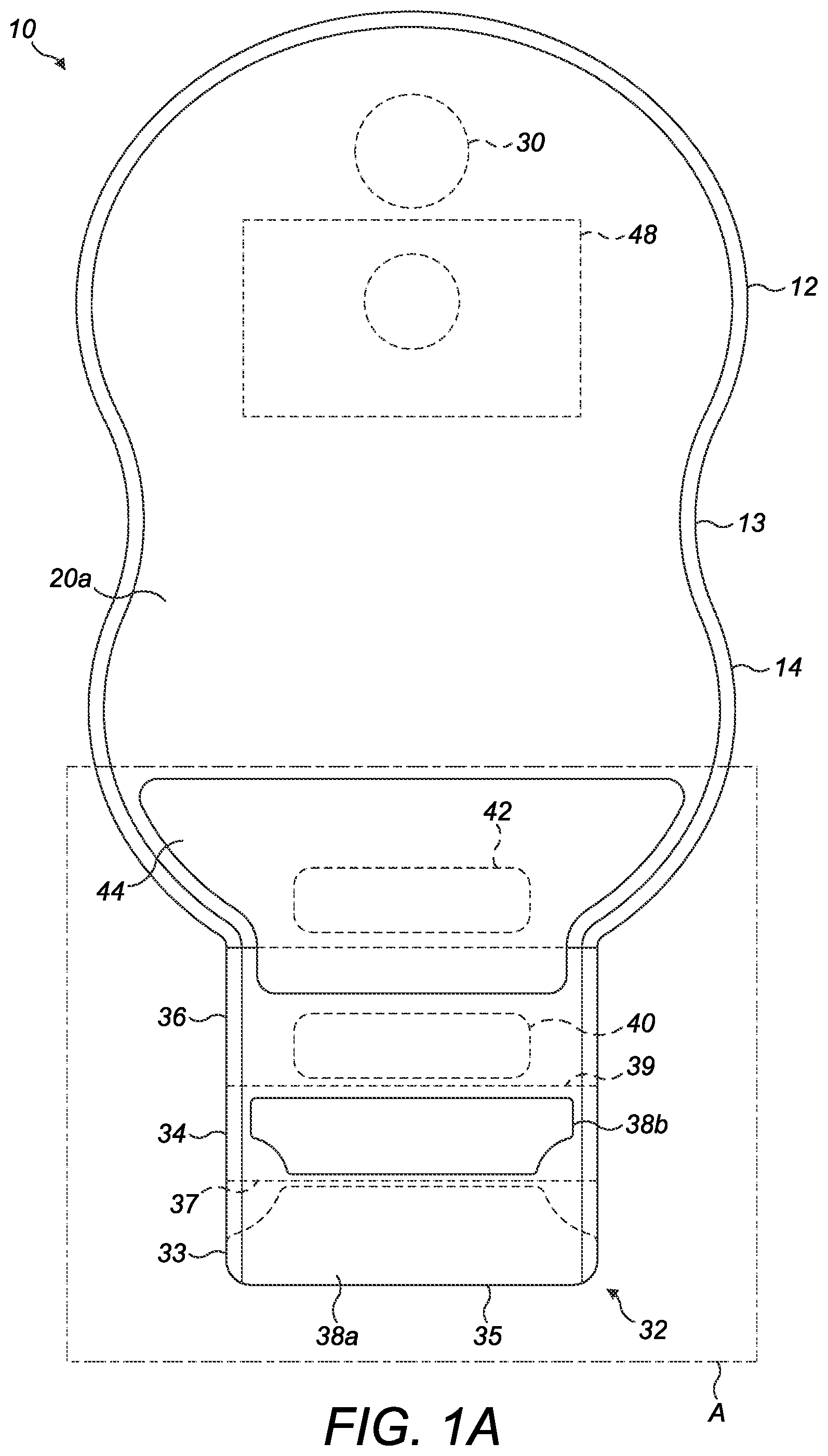 Patent US12508150 — Ostomy pouch — Figure 1