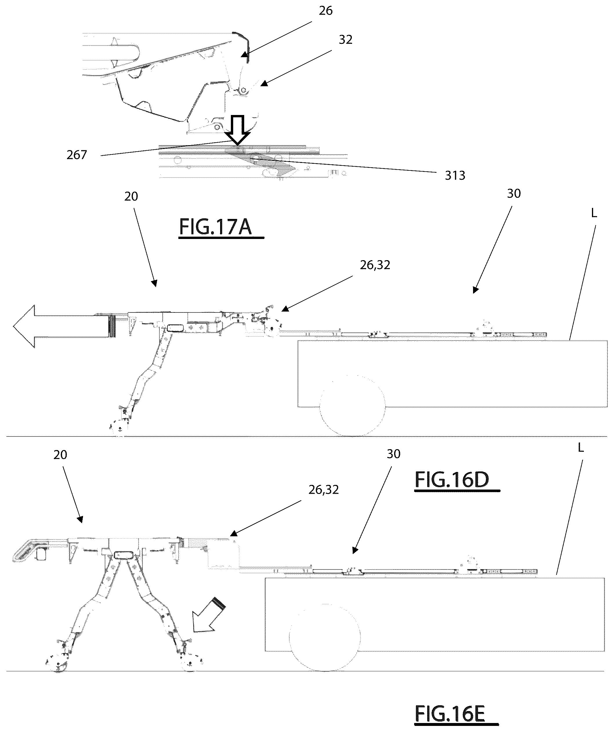 Patent US12508178 Figure 15 – Ambulance stretcher