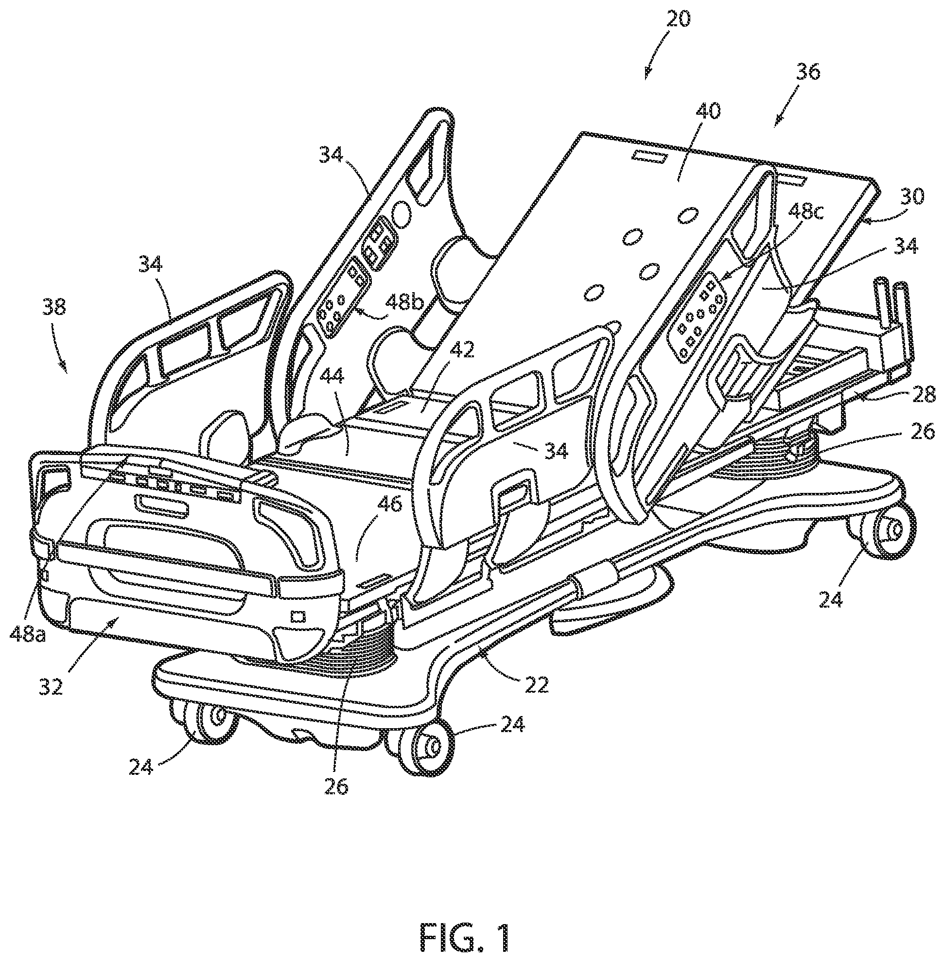 Patent US12508180 Figure 1 – Patient care system with unauthorized use detection