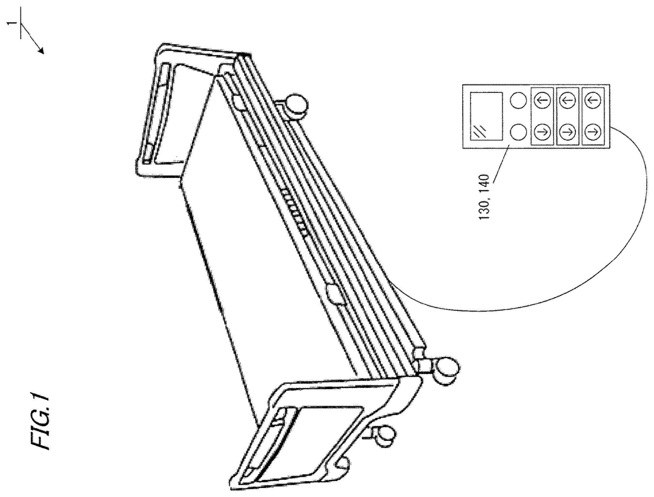 Patent US12508181 Figure 1 – Bed device