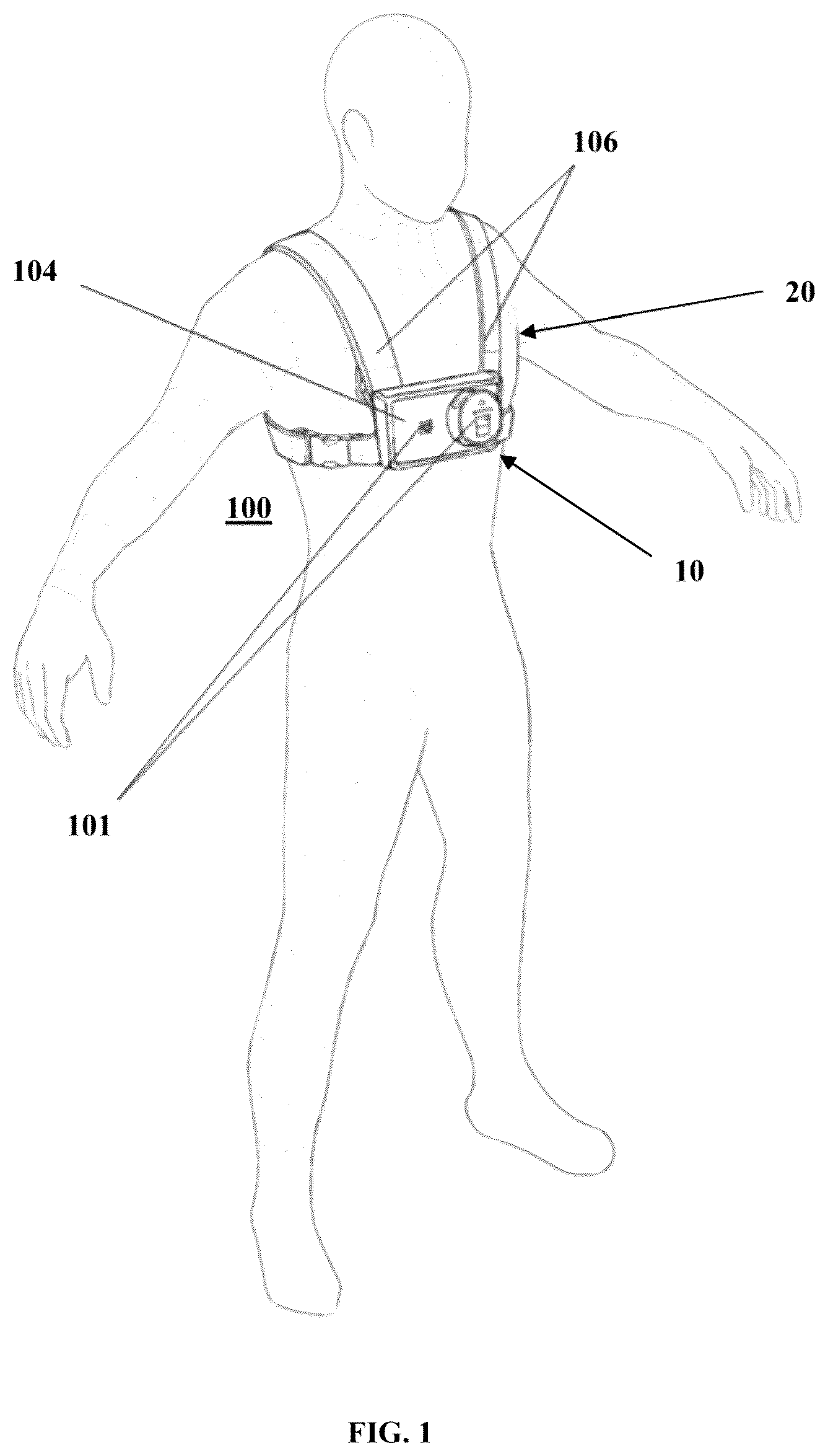 Patent US12508187 — Haptic guiding system — Figure 1