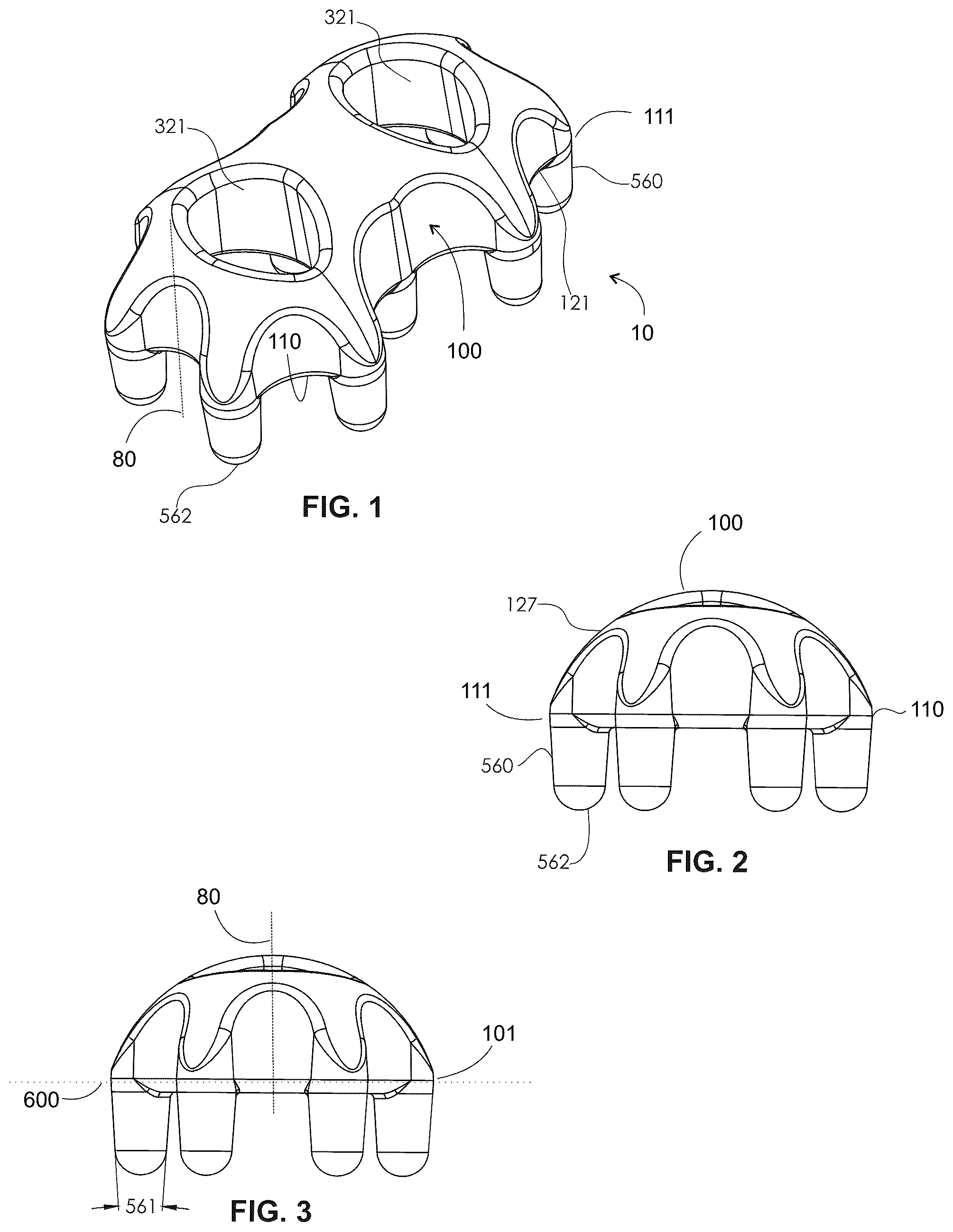 Patent US12508188 — Fascia massager and its method of manufacture — Figure 1
