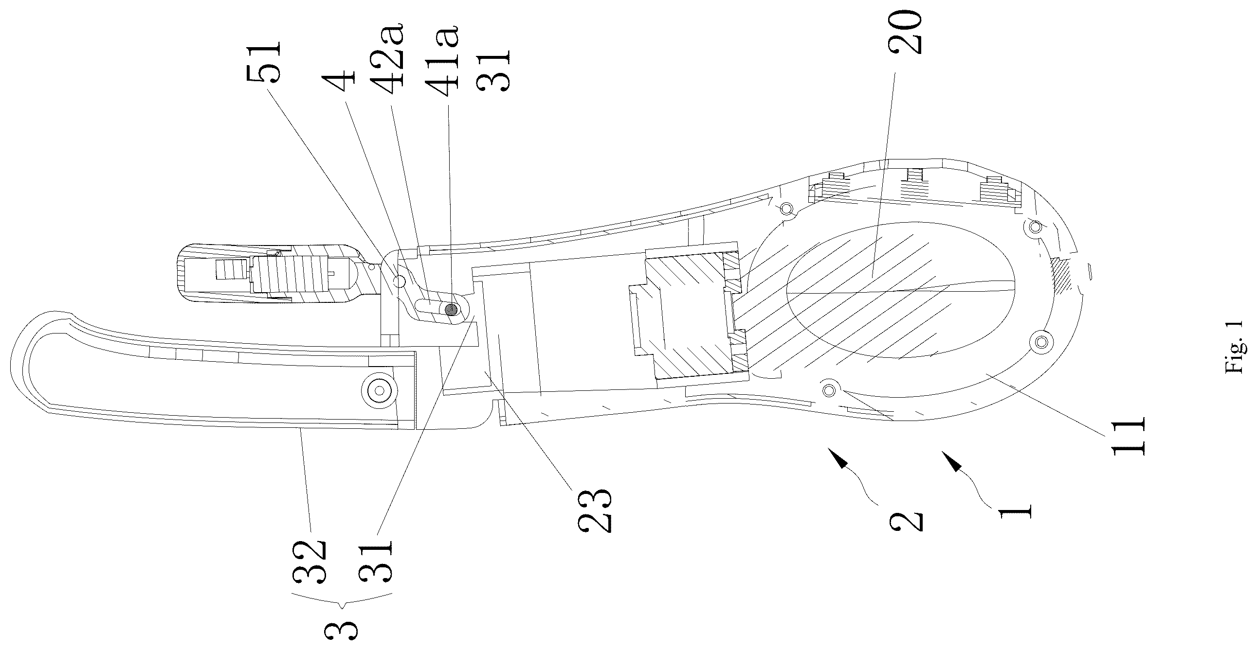 Patent US12508195 — Sexual product with dual-drive structure — Figure 1