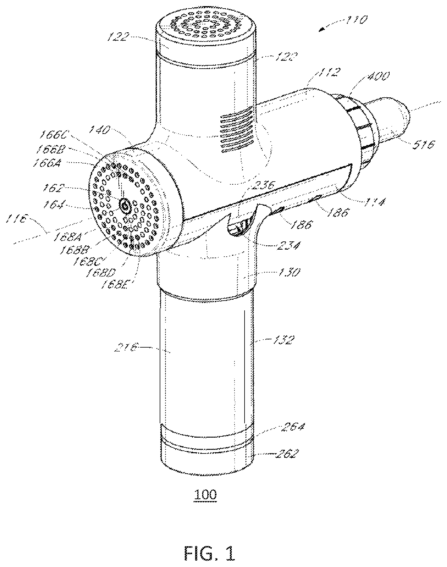 Patent US12508198 Figure 1 – System and methods for controlling a smart exercise recovery device and mitigation of damage from vibrations