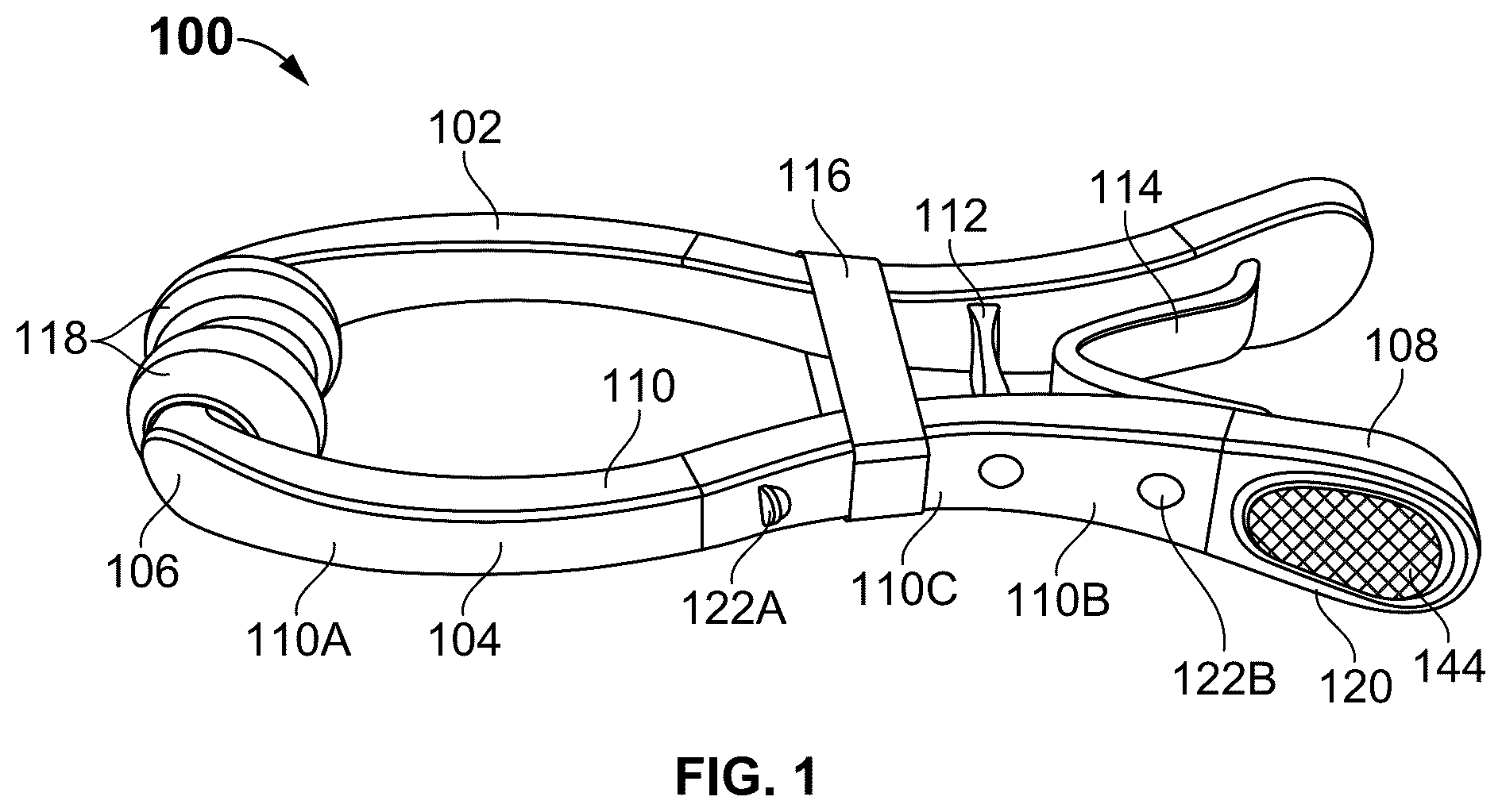 Patent US12508205 — Acupressure device — Figure 1