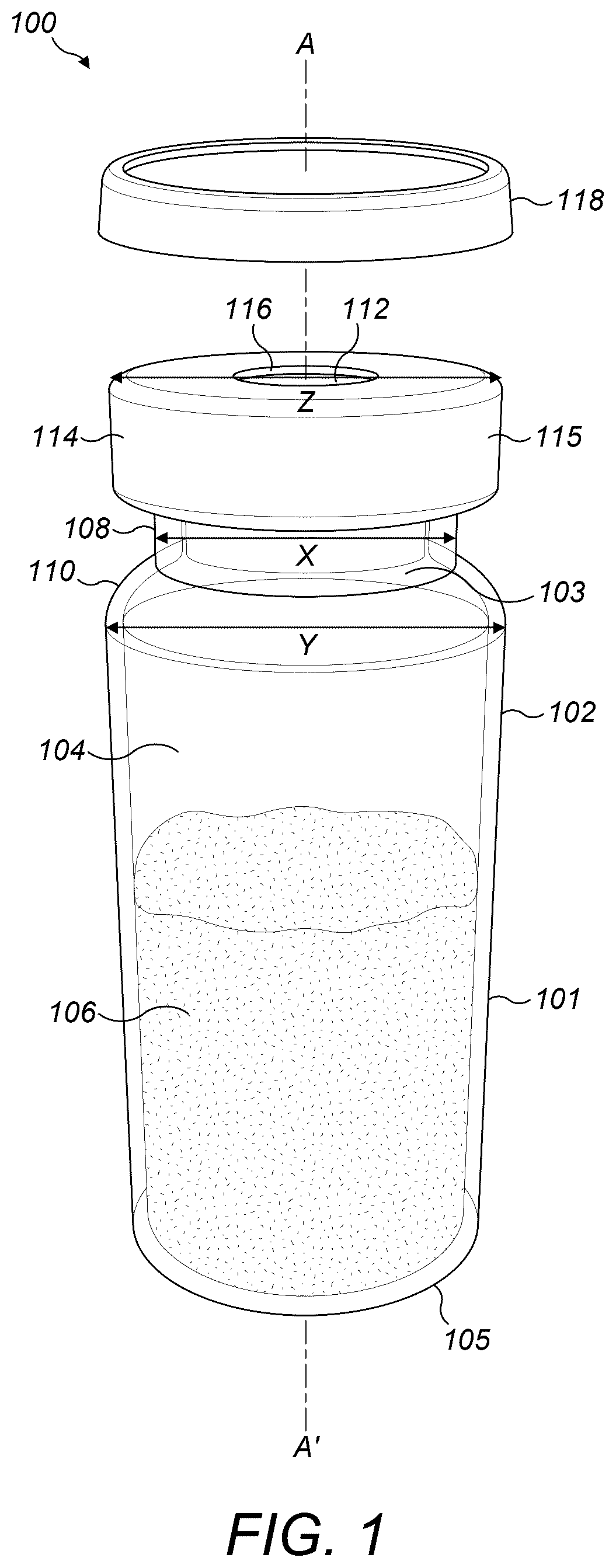 Patent US12508206 — Medical device for preparation of a medicament — Figure 1