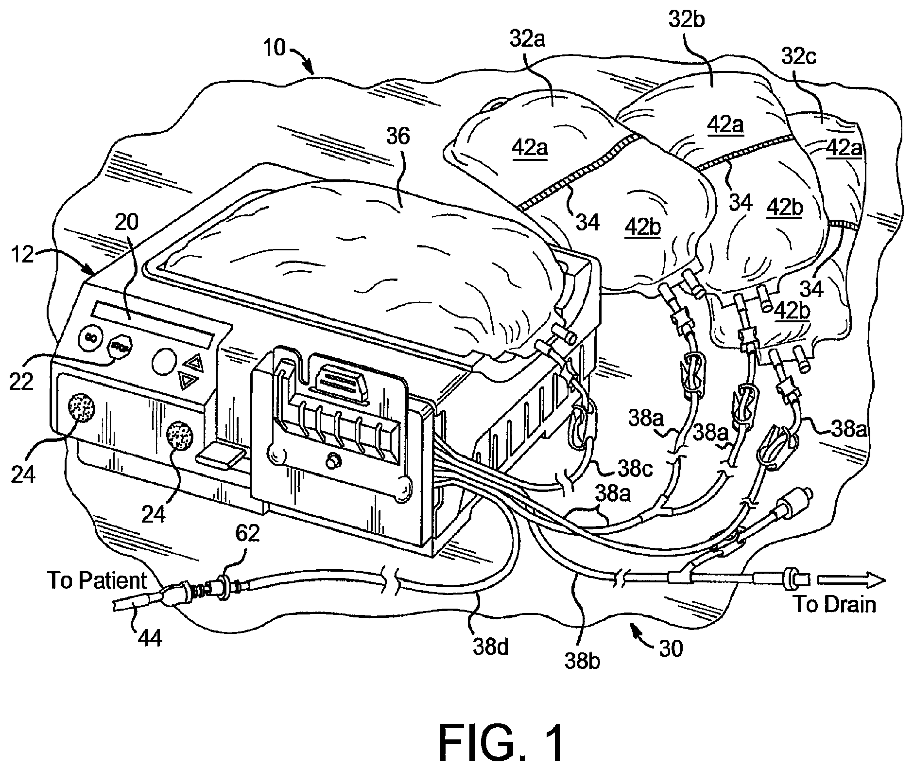 Patent US12508354 — Apparatus for trending automated peritoneal dialysis treatments — Figure 1