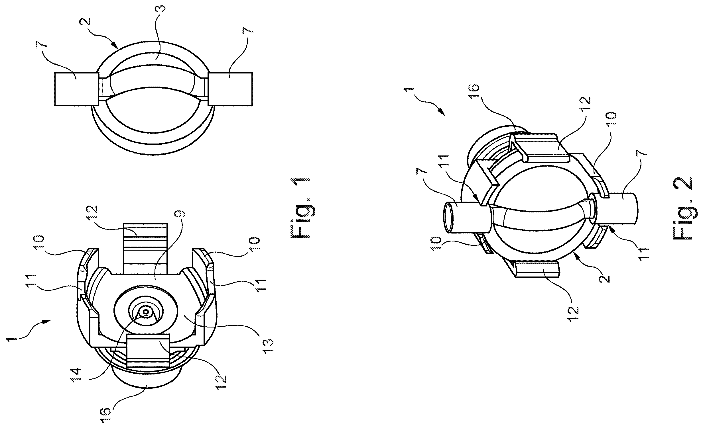 Patent US12508356 — Pressure cell holder for an extracorporeal blood treatment machine — Figure 1