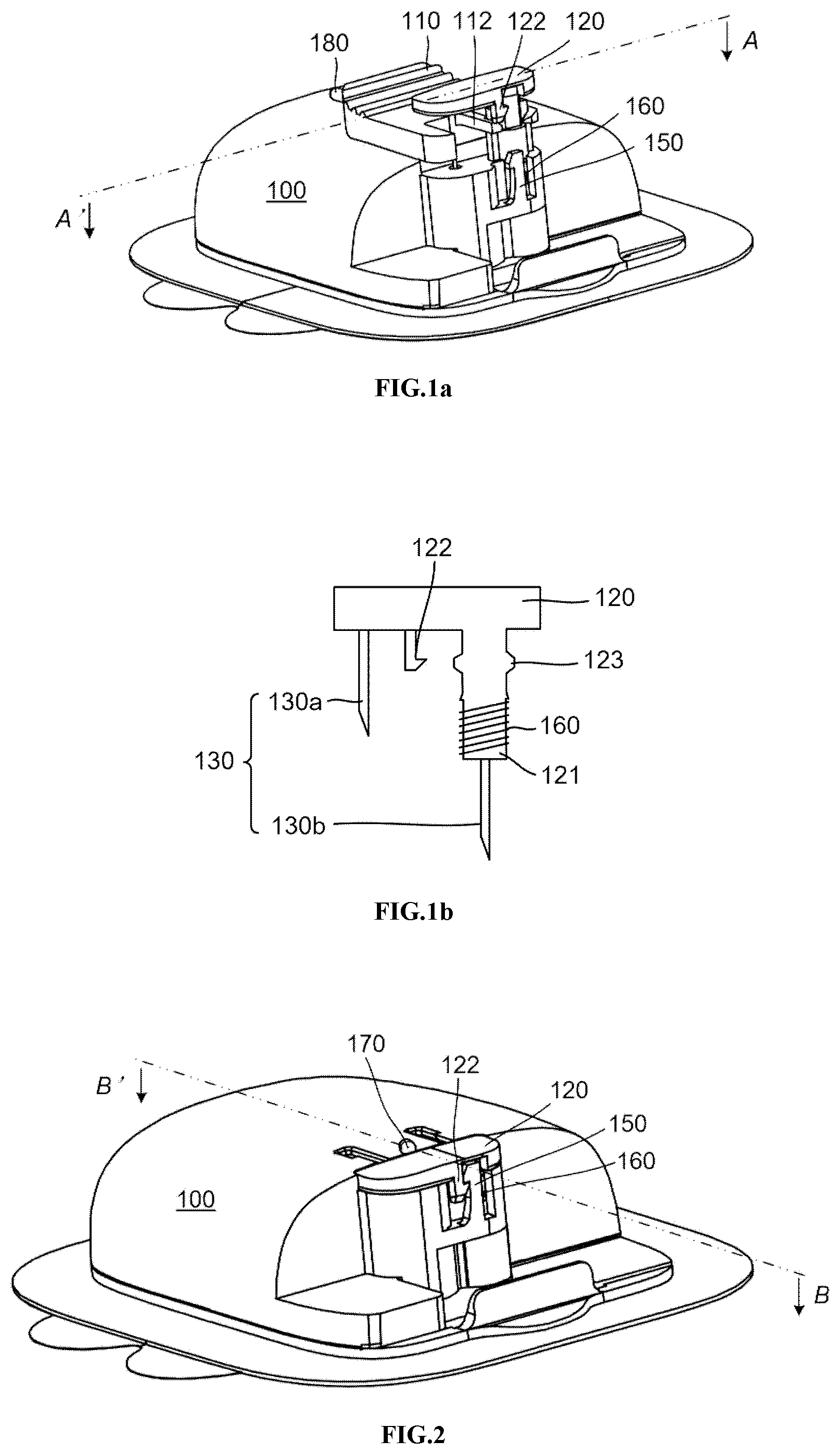 Patent US12508362 Figure 1 – Infusion needle structure of drug infusion device