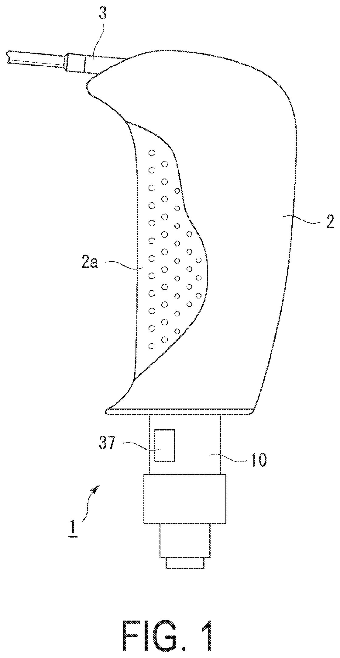 Patent US12508369 — Needleless injector — Figure 1