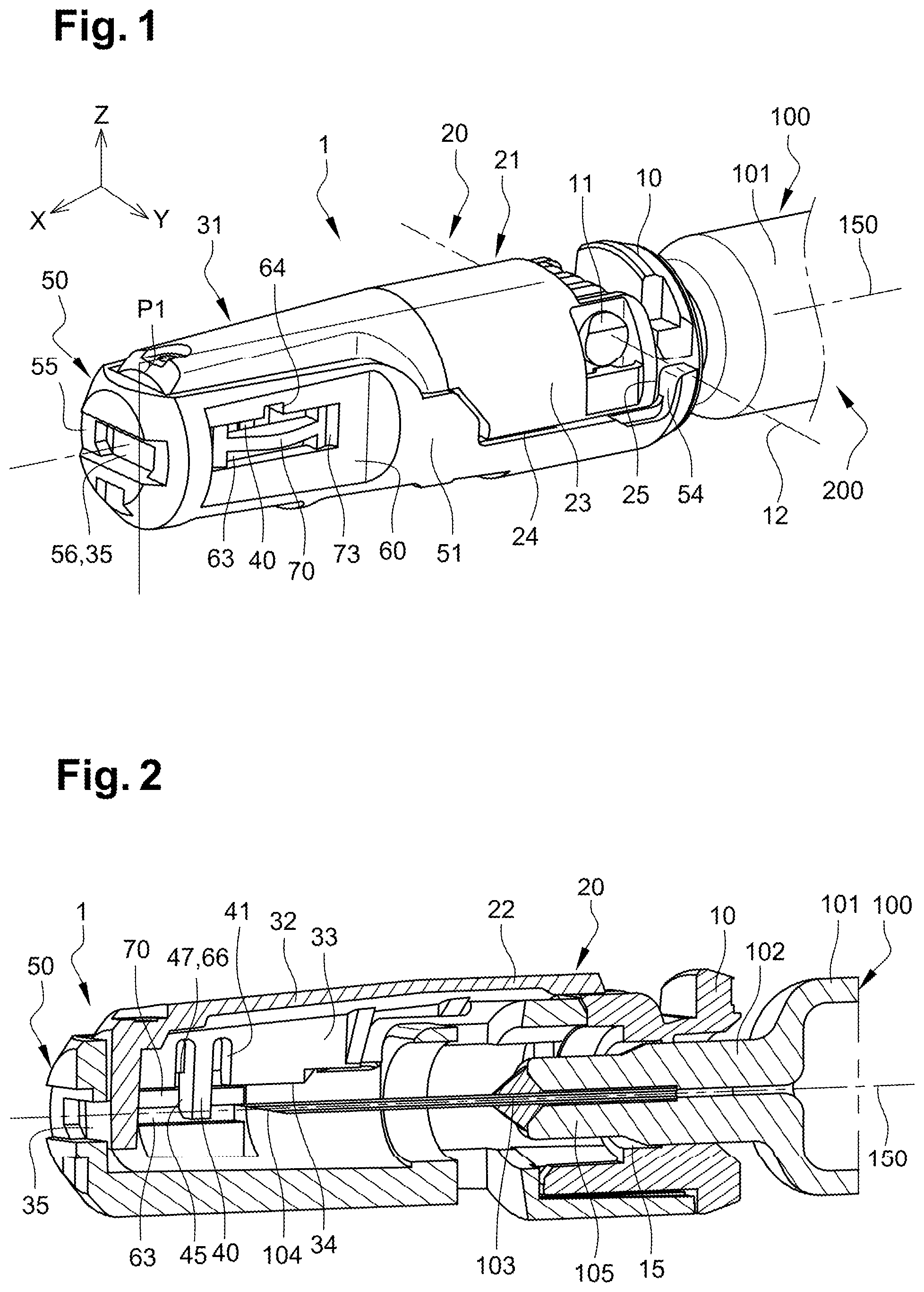 Patent US12508373 — Safety device for preventing needle stick injury with a needle of a medical injection device — Figure 1