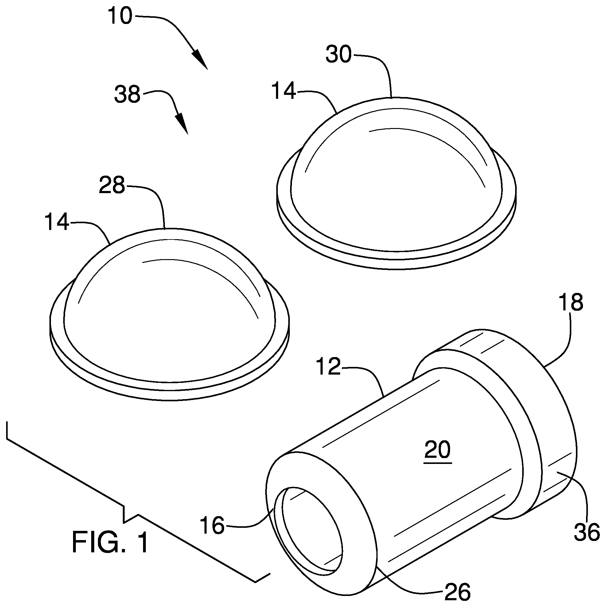 Patent US12508410 — Moldable gripping device and method of use — Figure 1