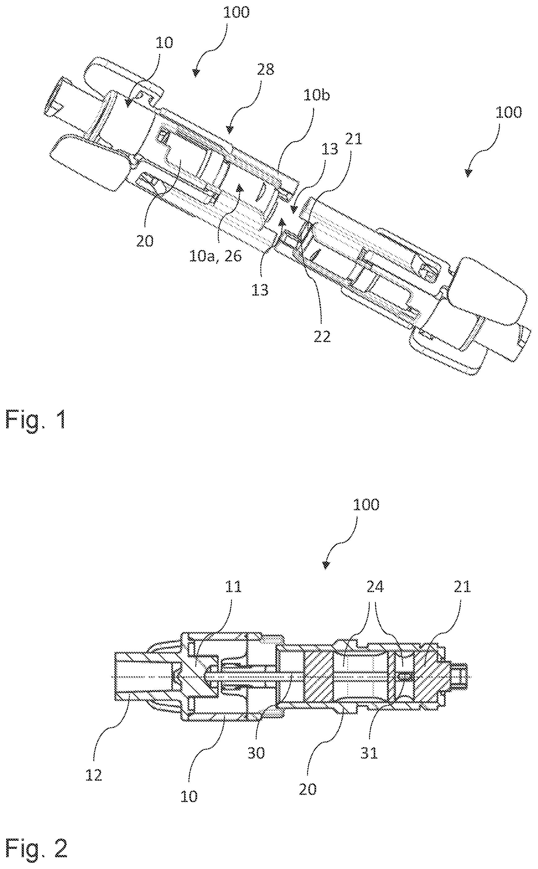 Patent US12508412 — Coupling element for a closed fluid transfer system, attachment for a coupling element of this type, coupling system, and coupling kit — Figure 1