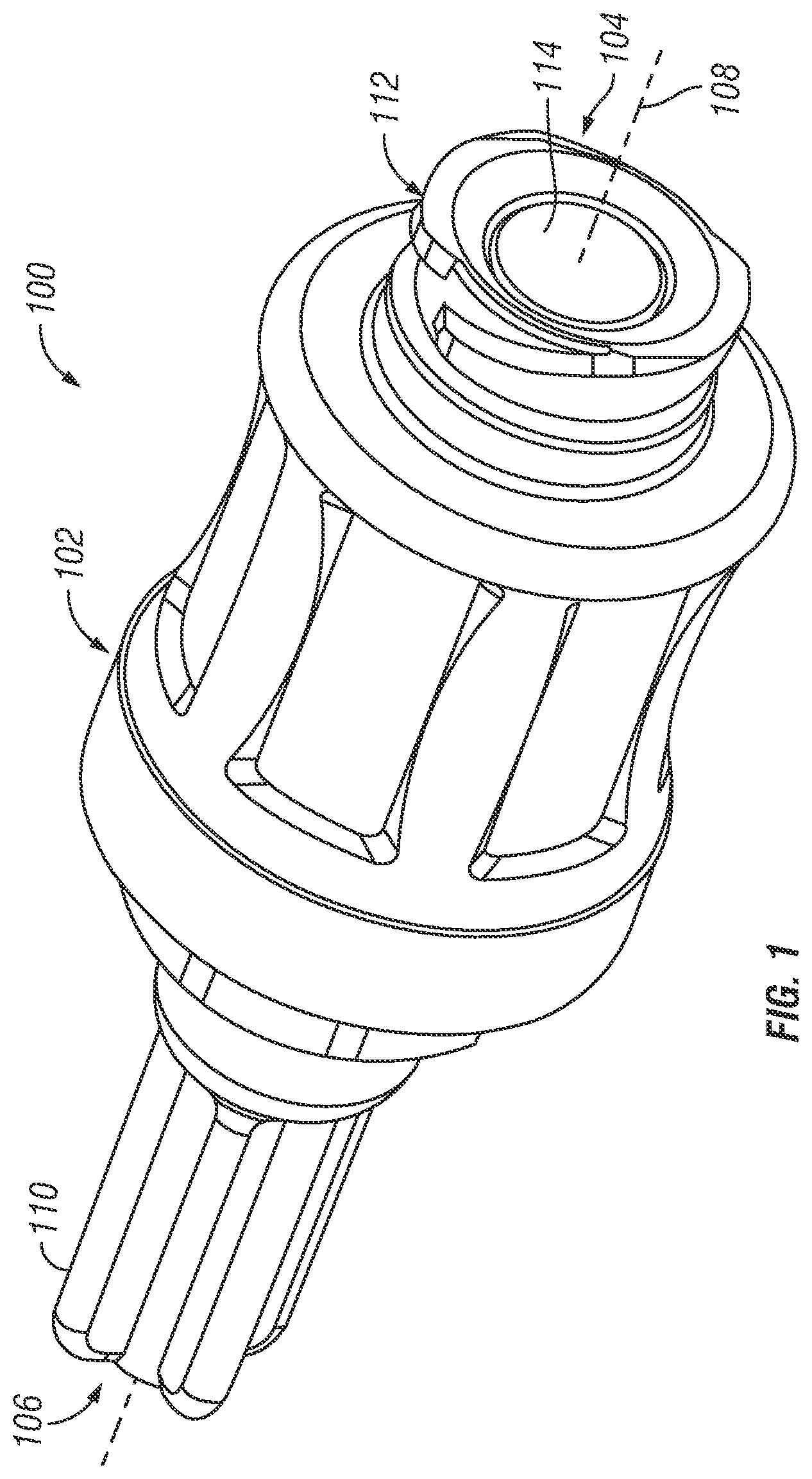 Patent US12508414 — Single use safety cap for use with needleless connectors — Figure 1