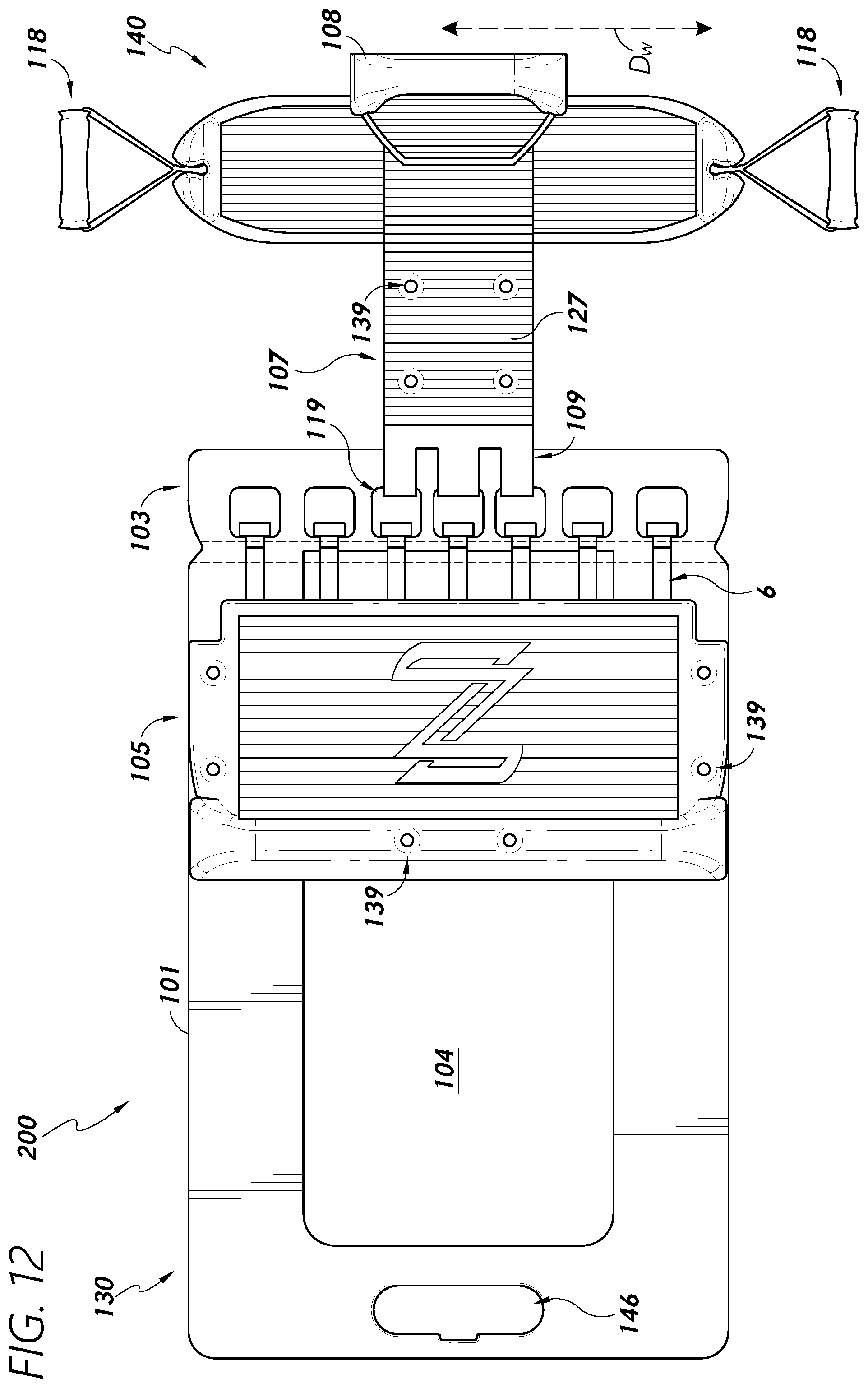 Patent US12508469 Figure 19 – Modular resistance training systems