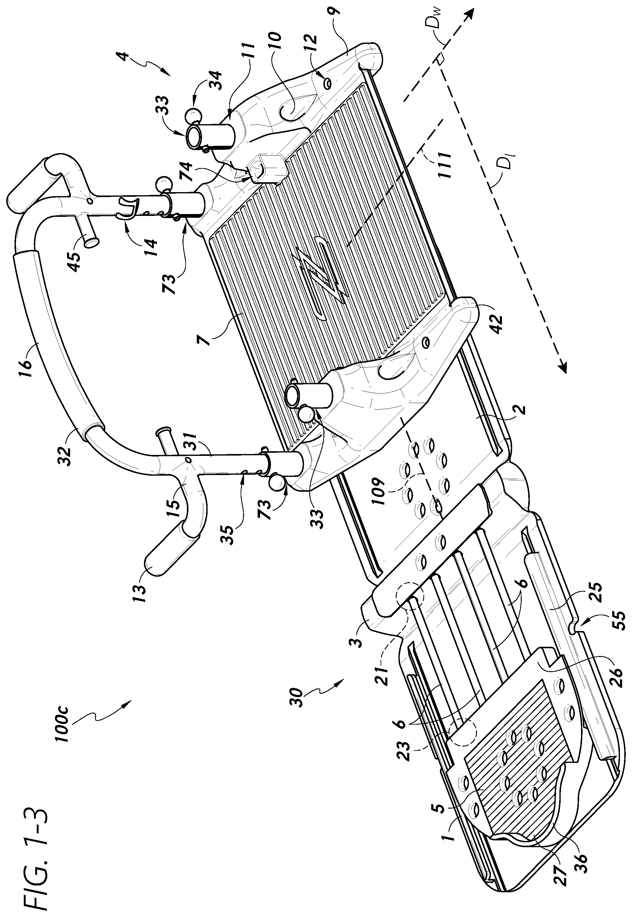 Patent US12508470 Figure 3 – Glide platform assemblies