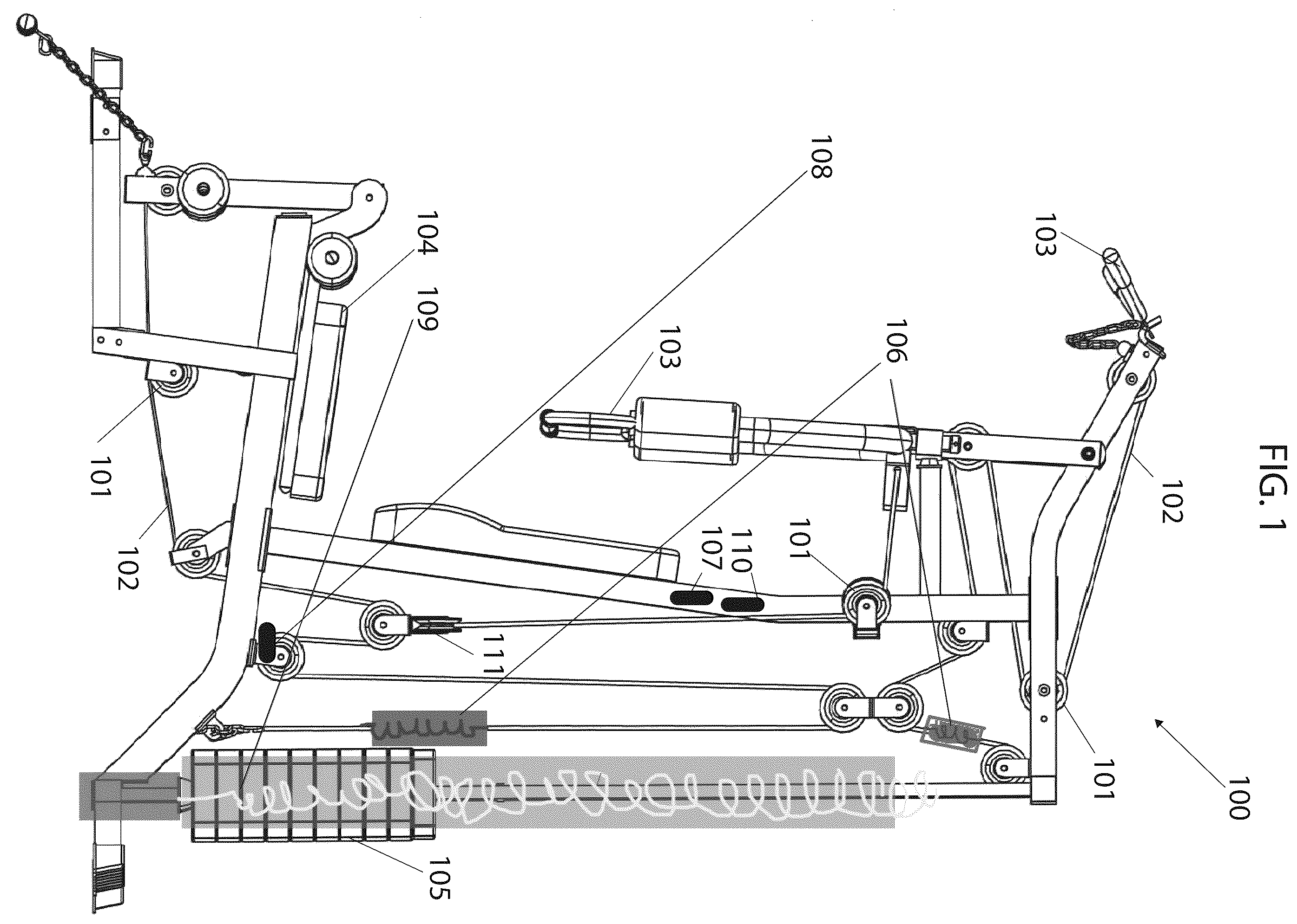 Patent US12508474 Figure 1 – Smart gym equipment