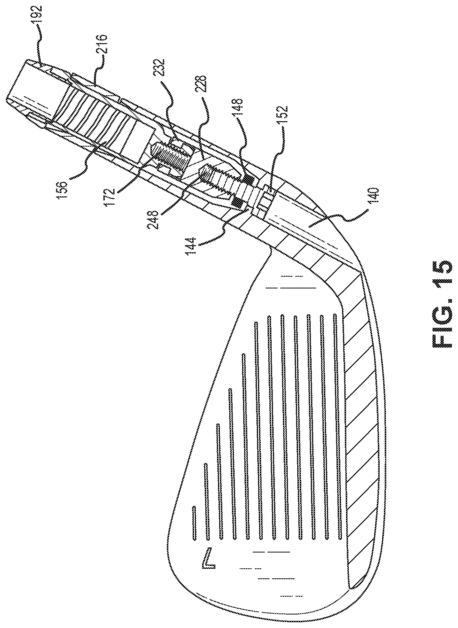 Patent US12508477 Figure 12 – Golf club heads with golf coupling mechanisms