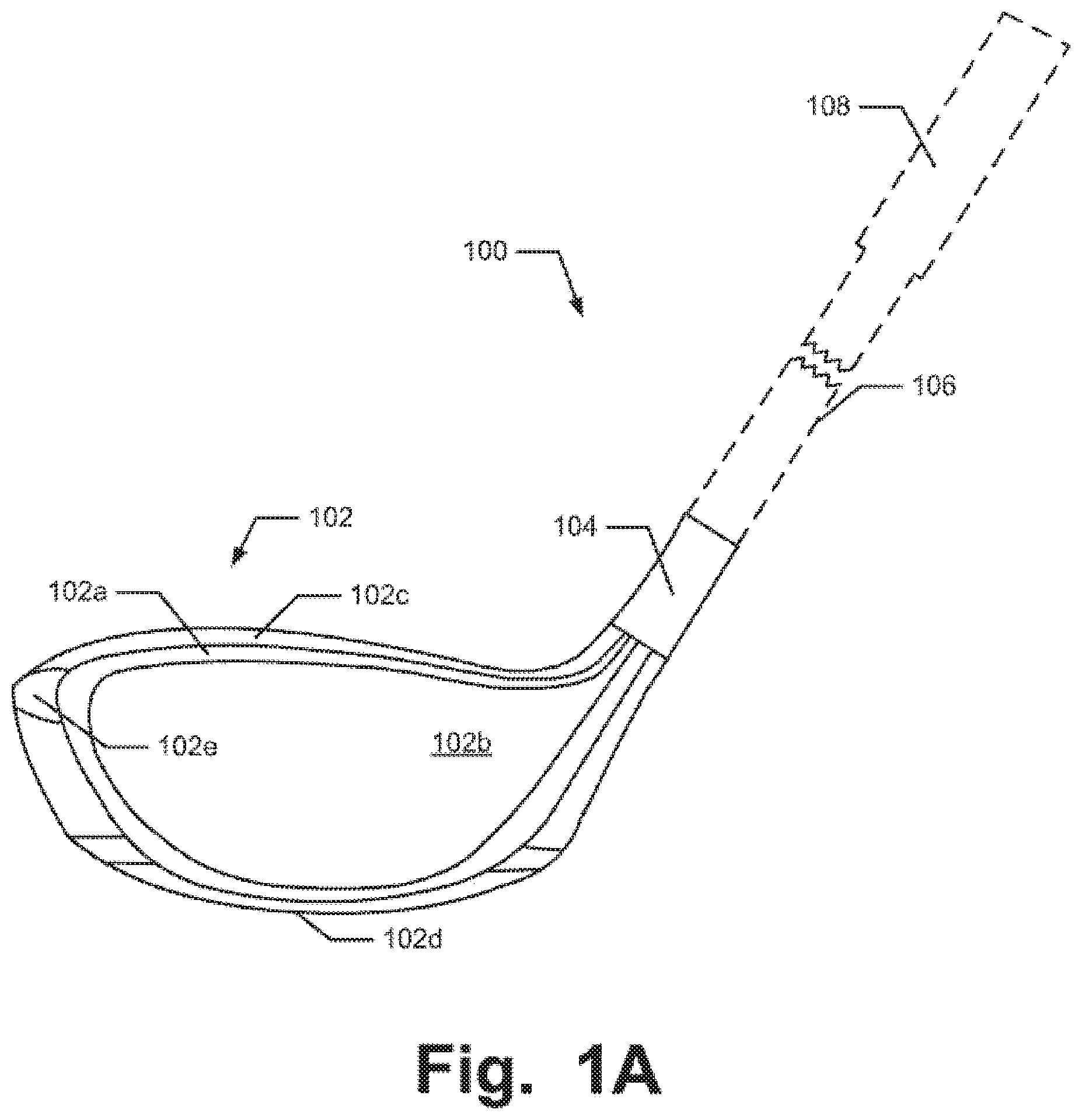 Patent US12508480 — Golf clubs and golf club heads having interchangeable rear body members — Figure 1