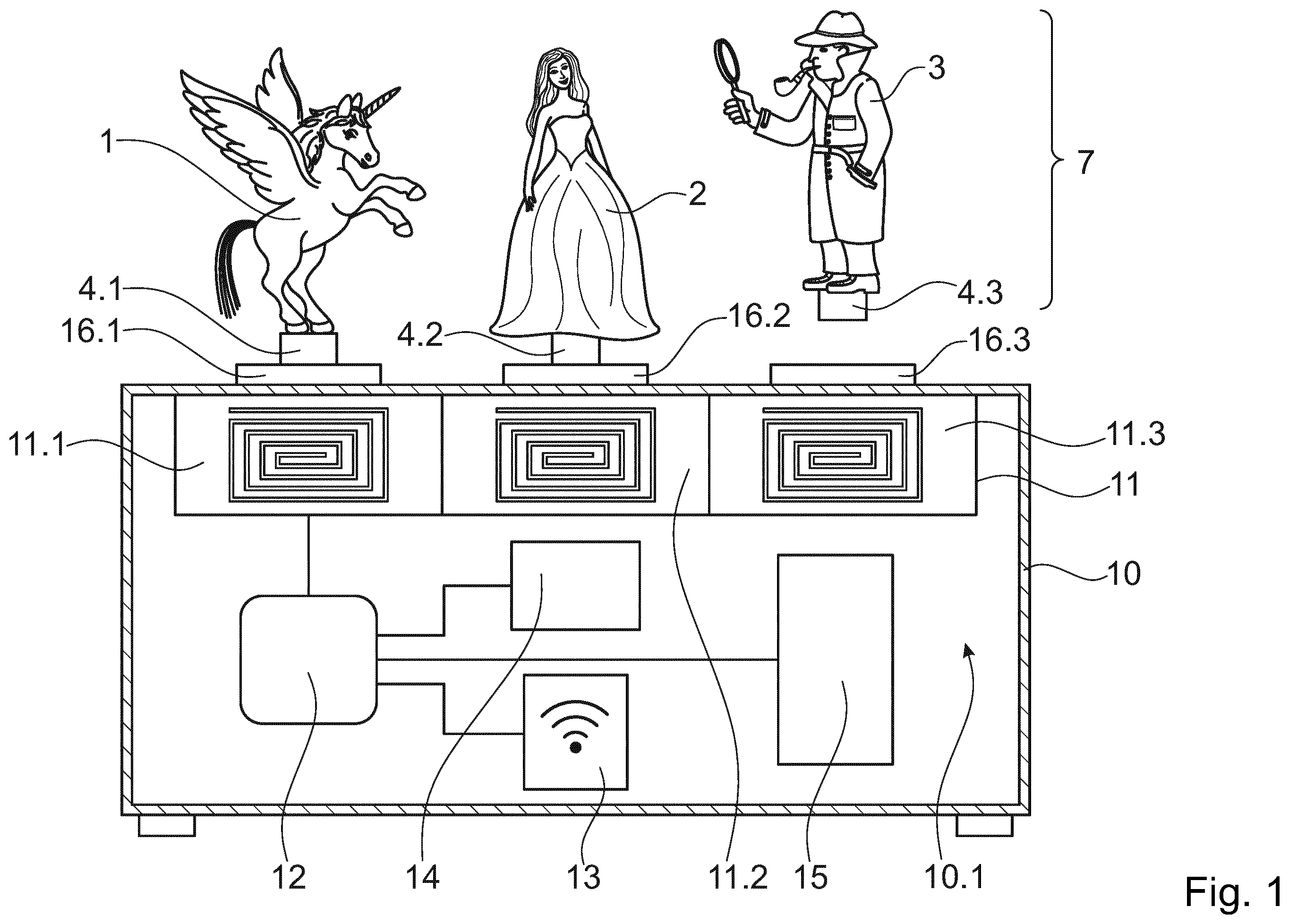 Patent US12508517 — Interactive toy-set for playing digital media — Figure 1