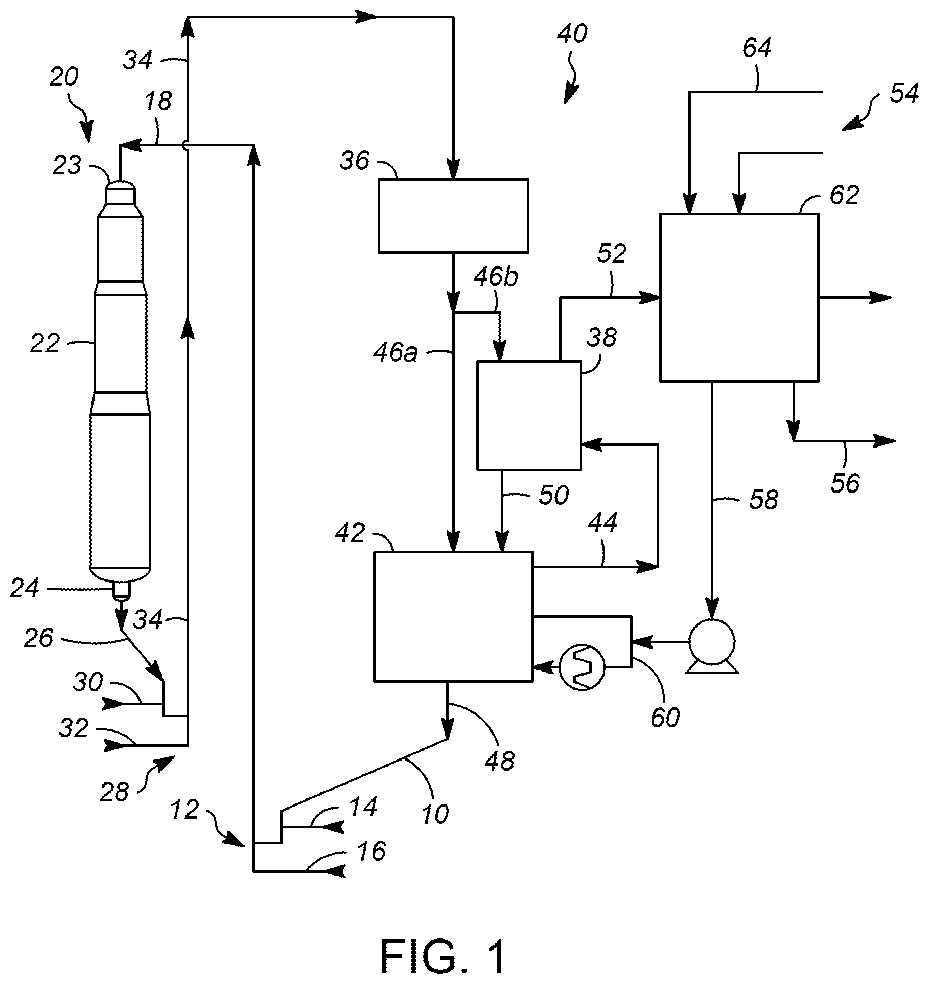 Patent US12508563 Figure 1 – Processes and apparatuses for regenerating a catalyst