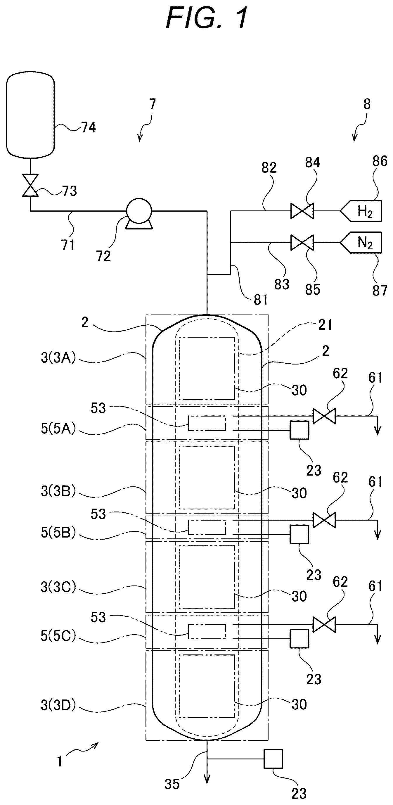 Patent US12508567 — Flow member and reaction vessel — Figure 1