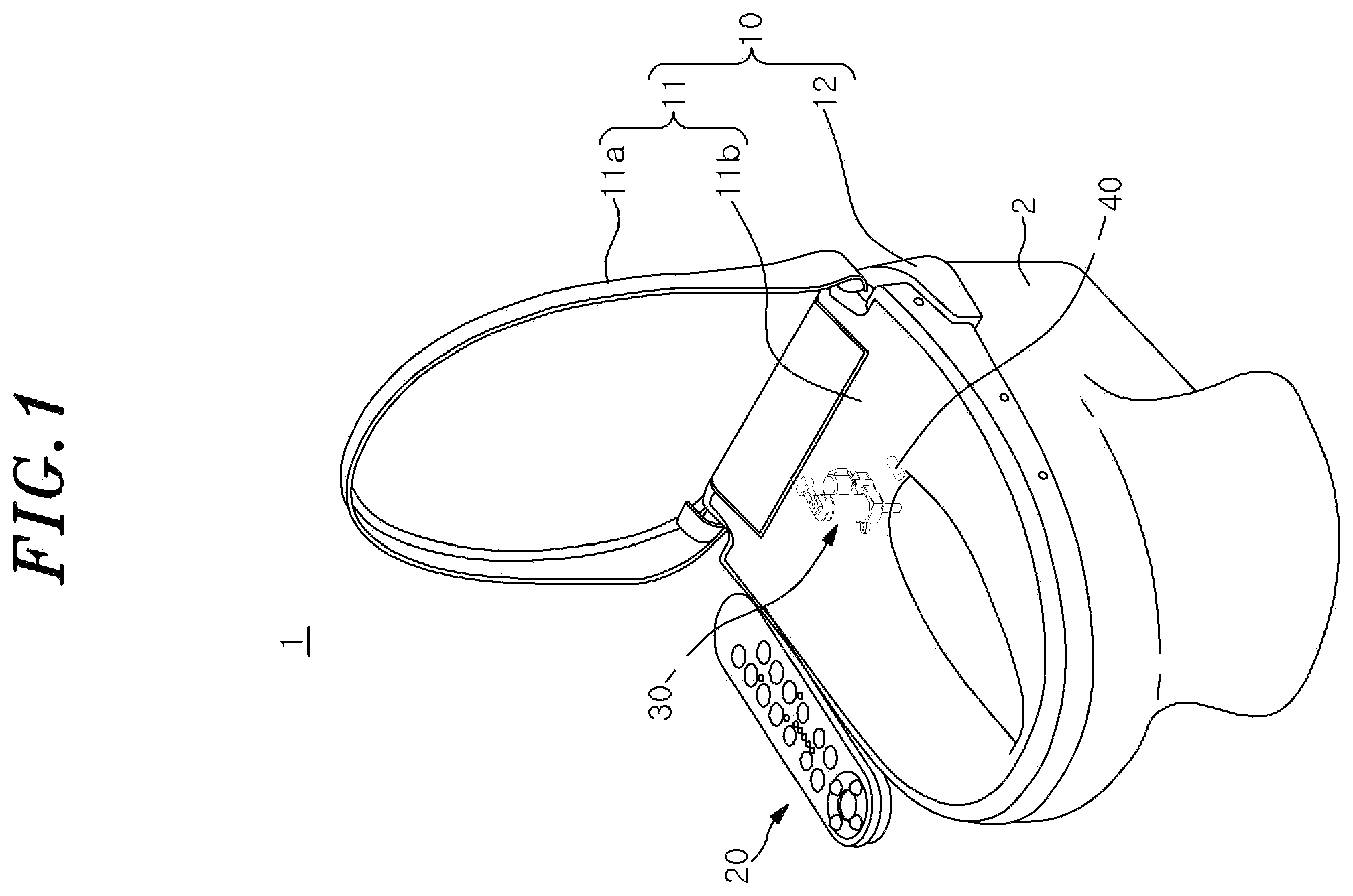 Patent US12508604 — Nozzle assembly and bidet including same — Figure 1