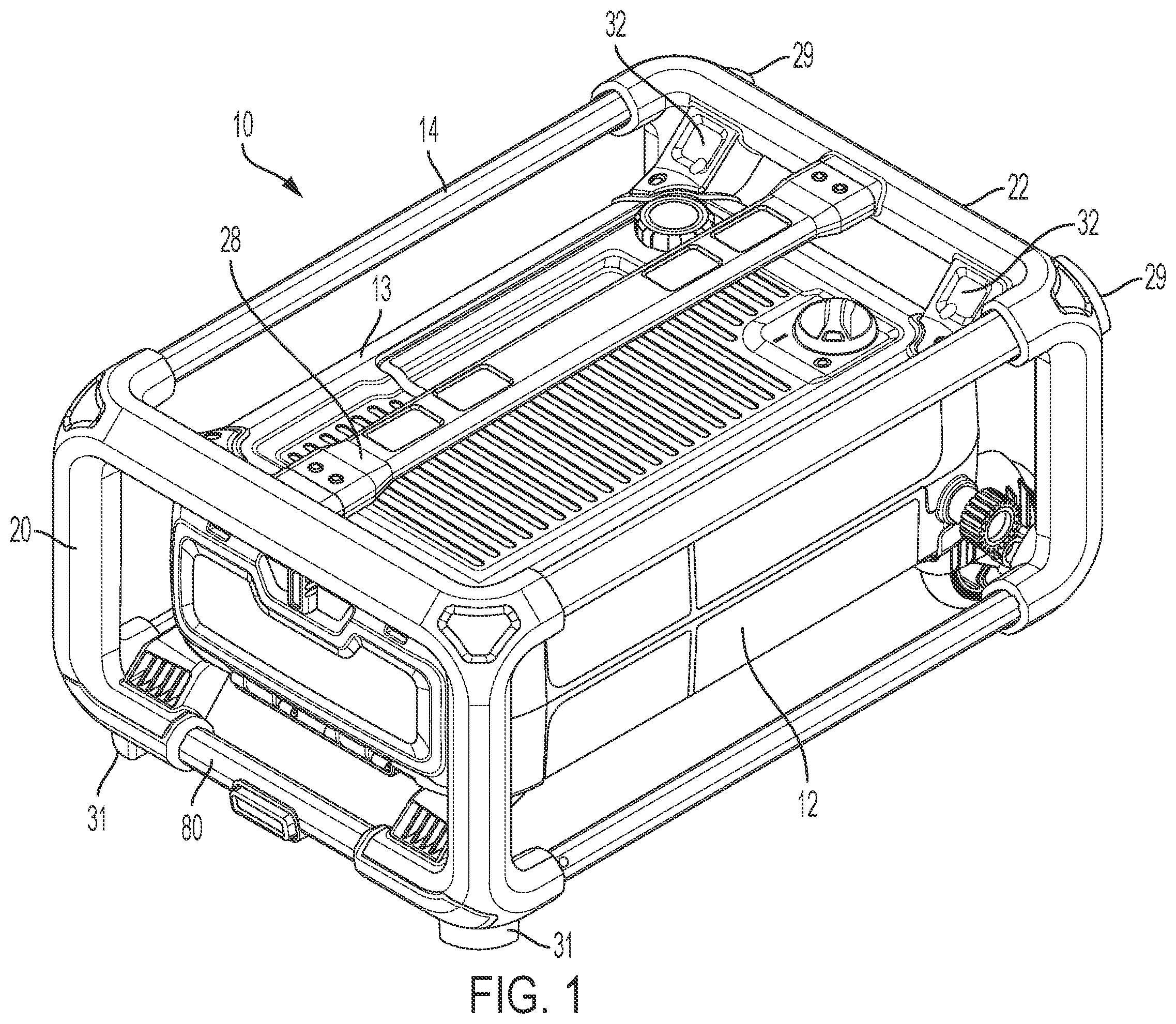 Patent US12508618 — Pressure washer with roll cage — Figure 1