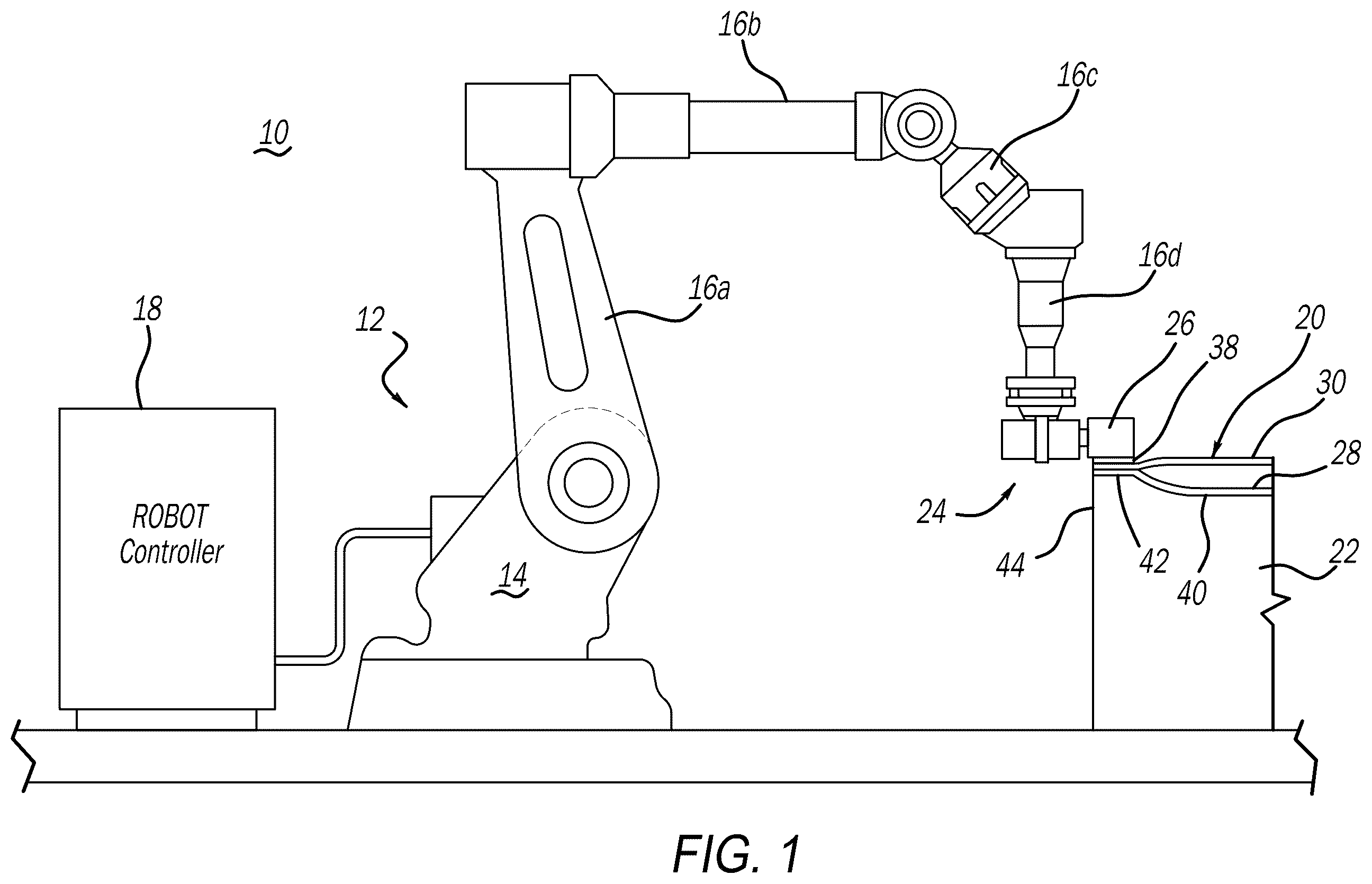 Patent US12508641 Figure 1 – Hemming apparatus