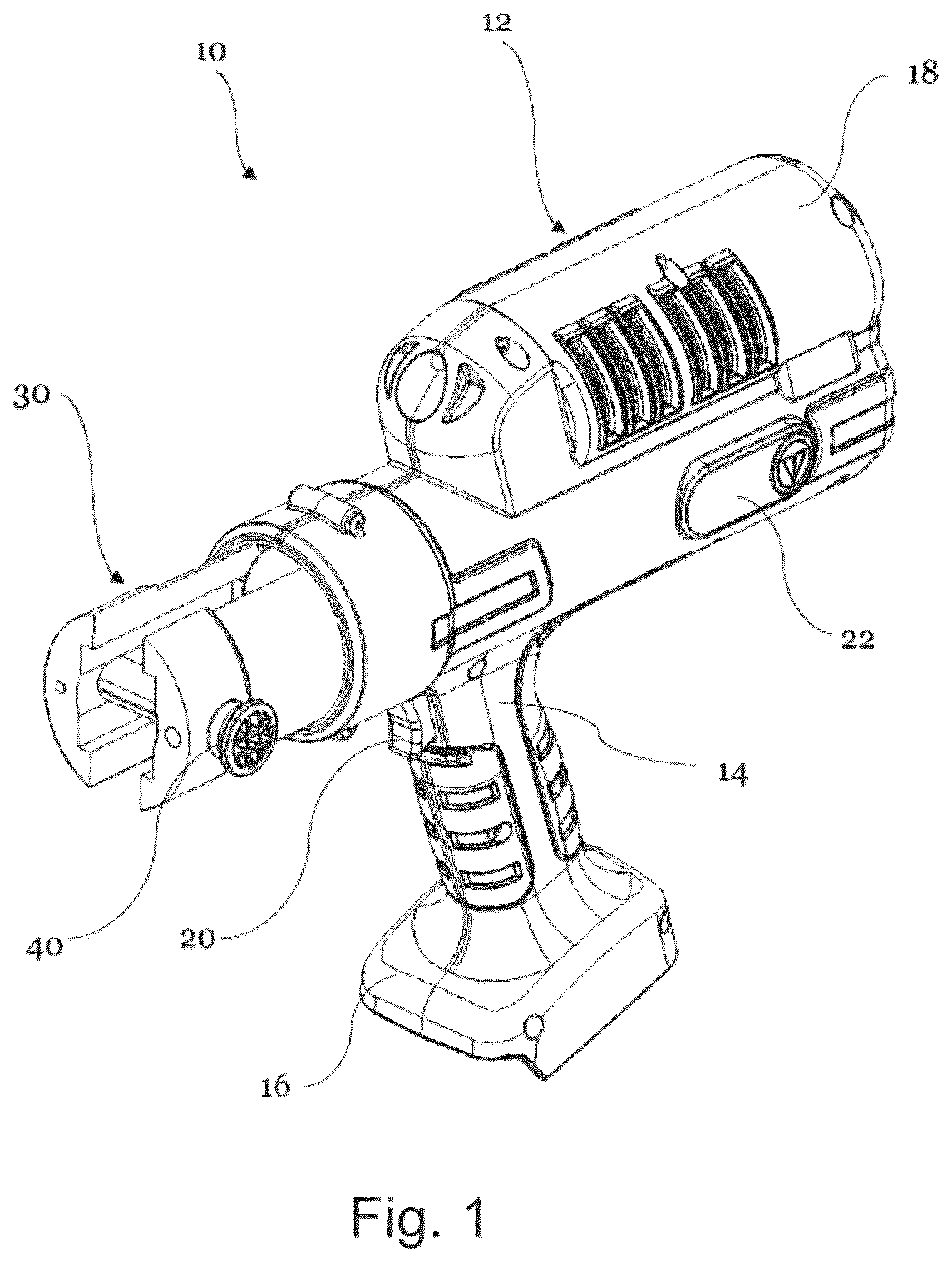 Patent US12508682 Figure 1 – Pressing tool with safety element
