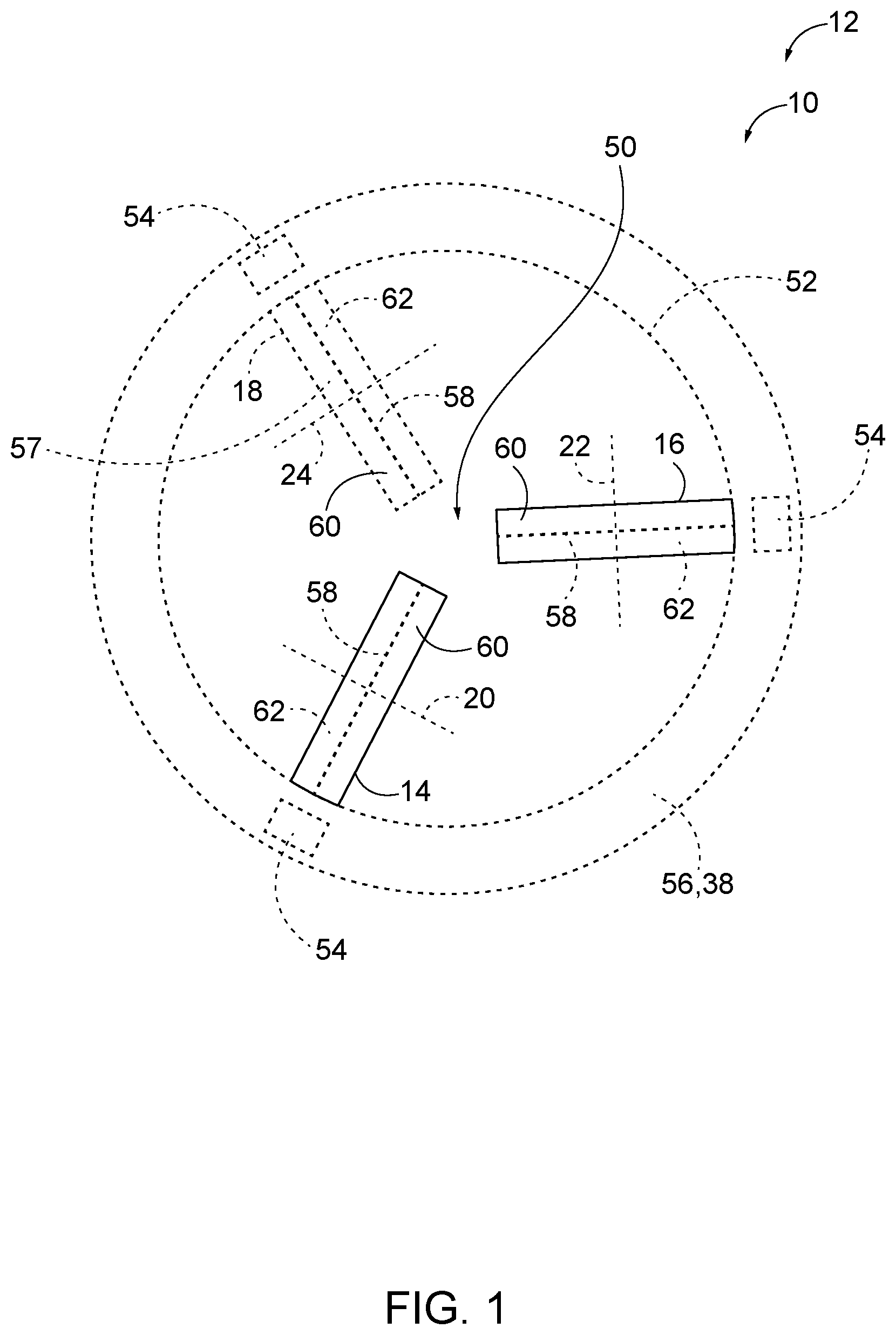 Patent US12508707 Figure 1 – Control devices for end effectors with multi-axis roller wheels, systems including the same, and related methods
