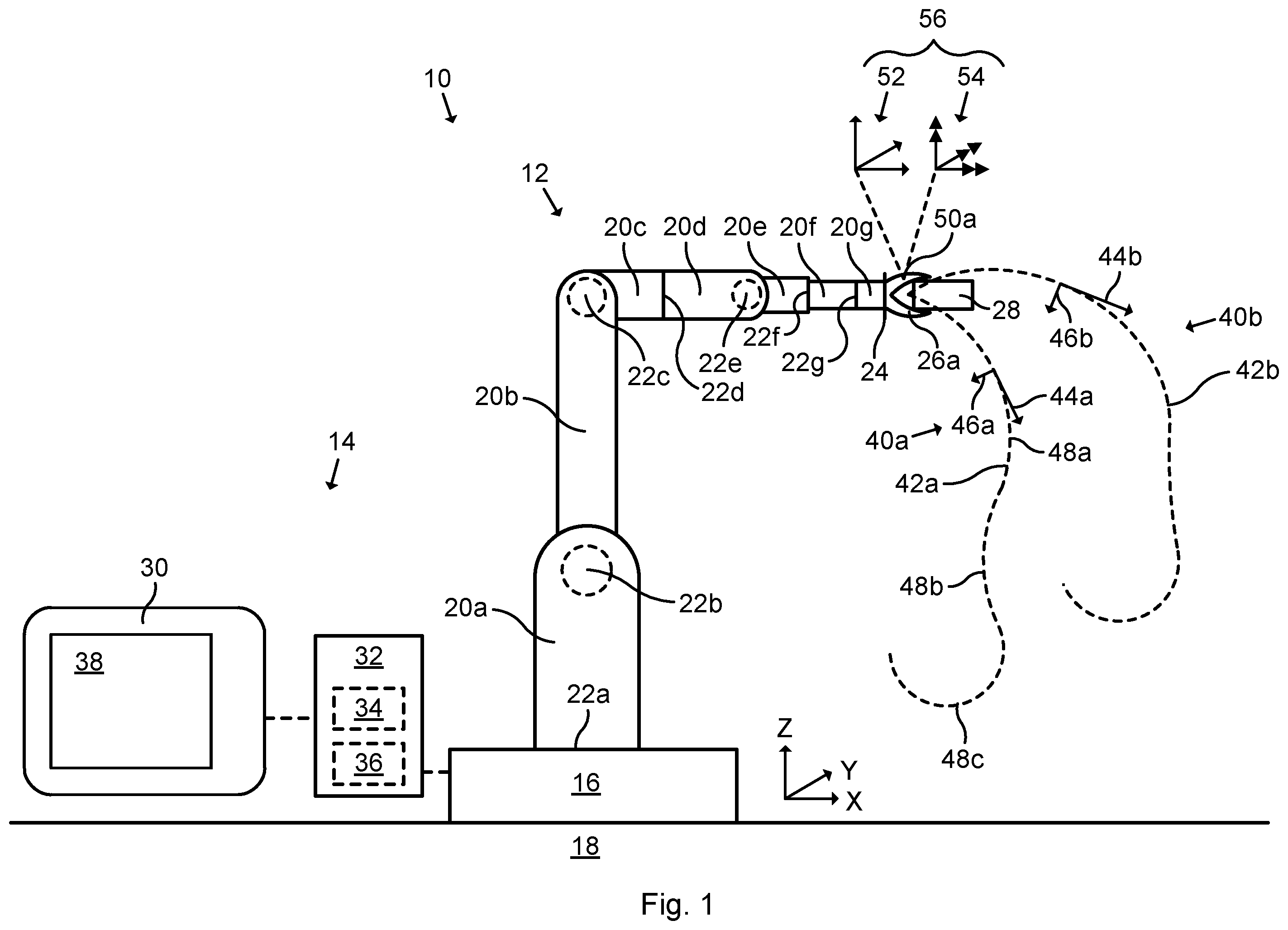 Patent US12508708 — Method of handling manipulator, control system and industrial robot — Figure 1