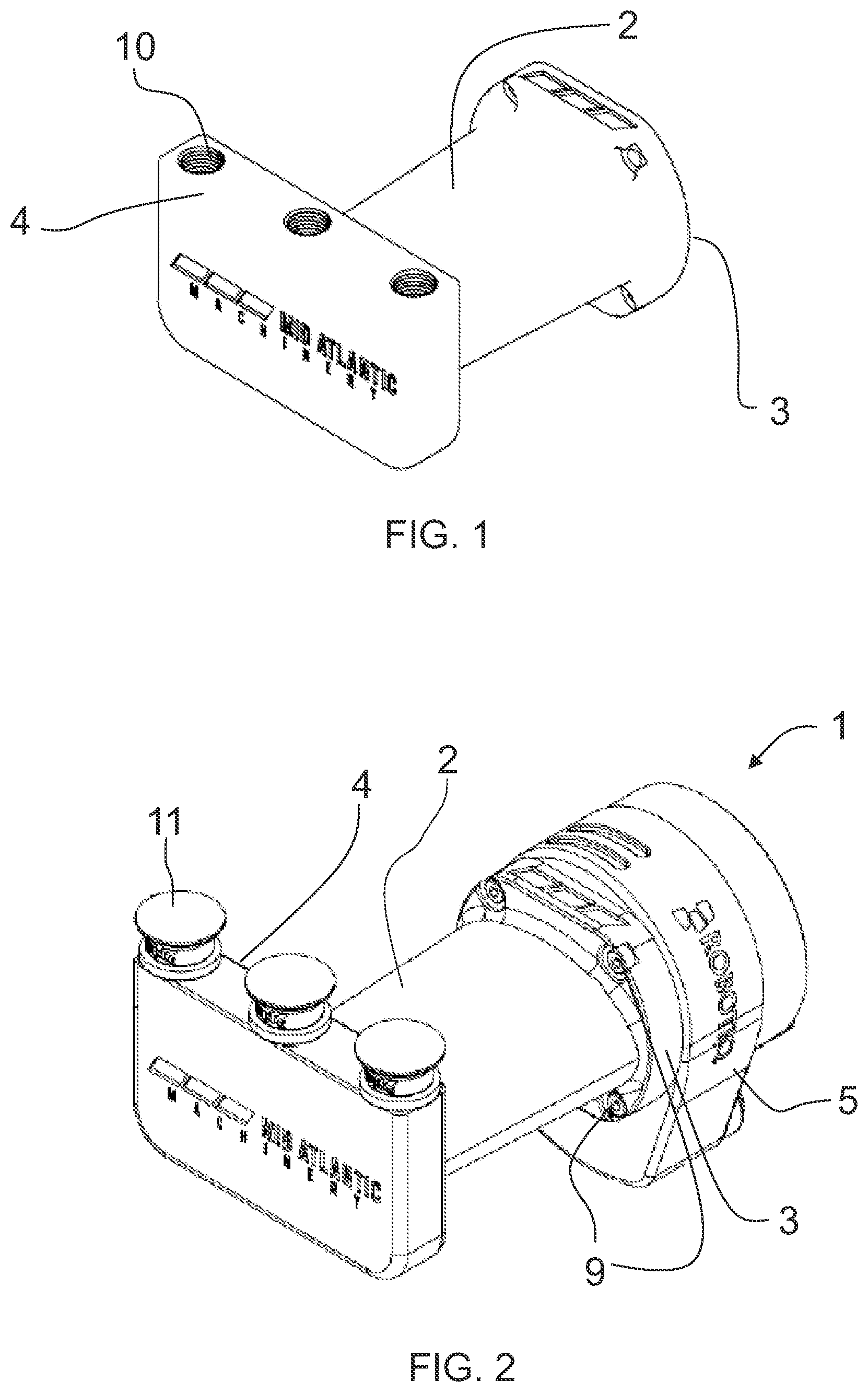 Patent US12508723 Figure 1 – Gripper head and modular gripper head