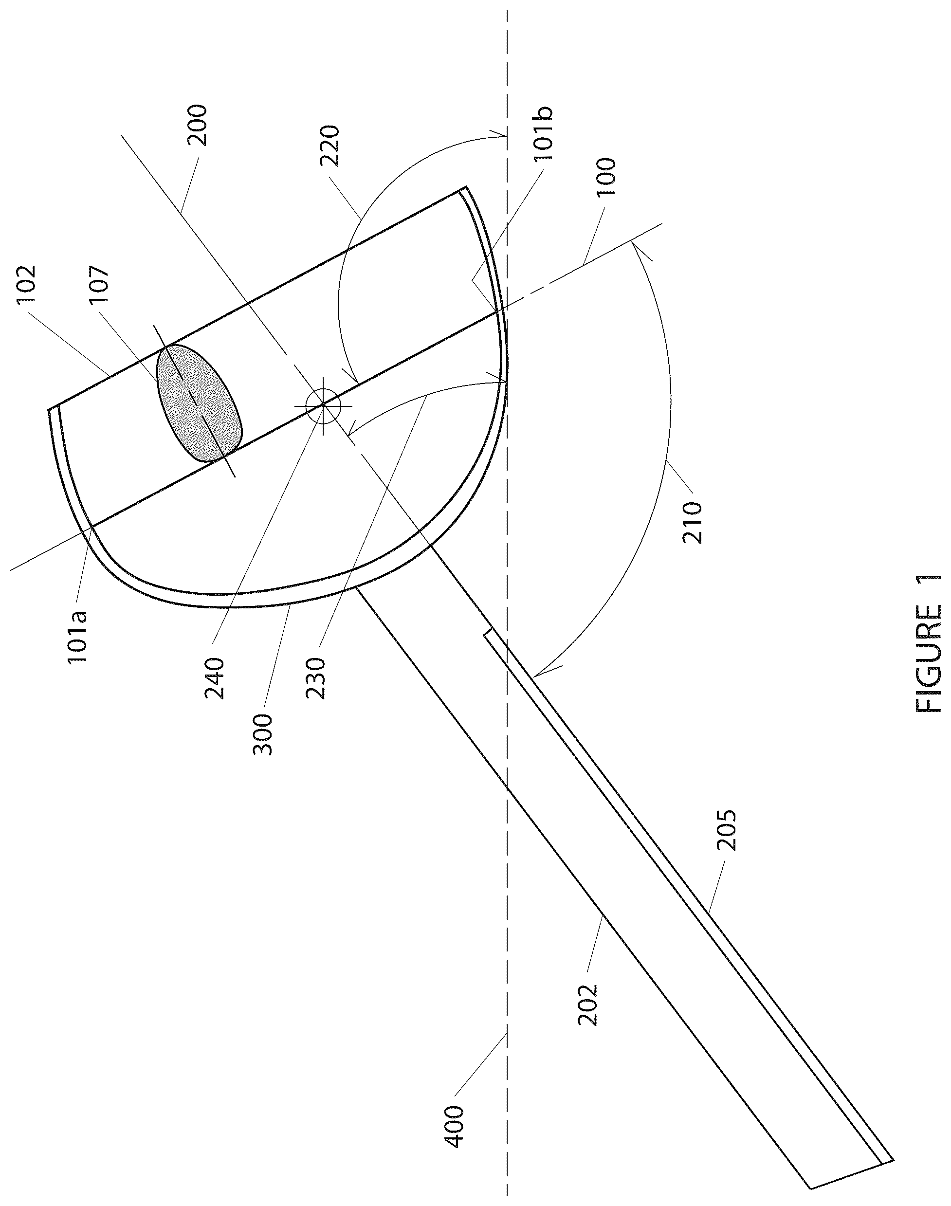 Patent US12508728 — Knife and cutting guide for cutting fibrous or thick sheet materials — Figure 1