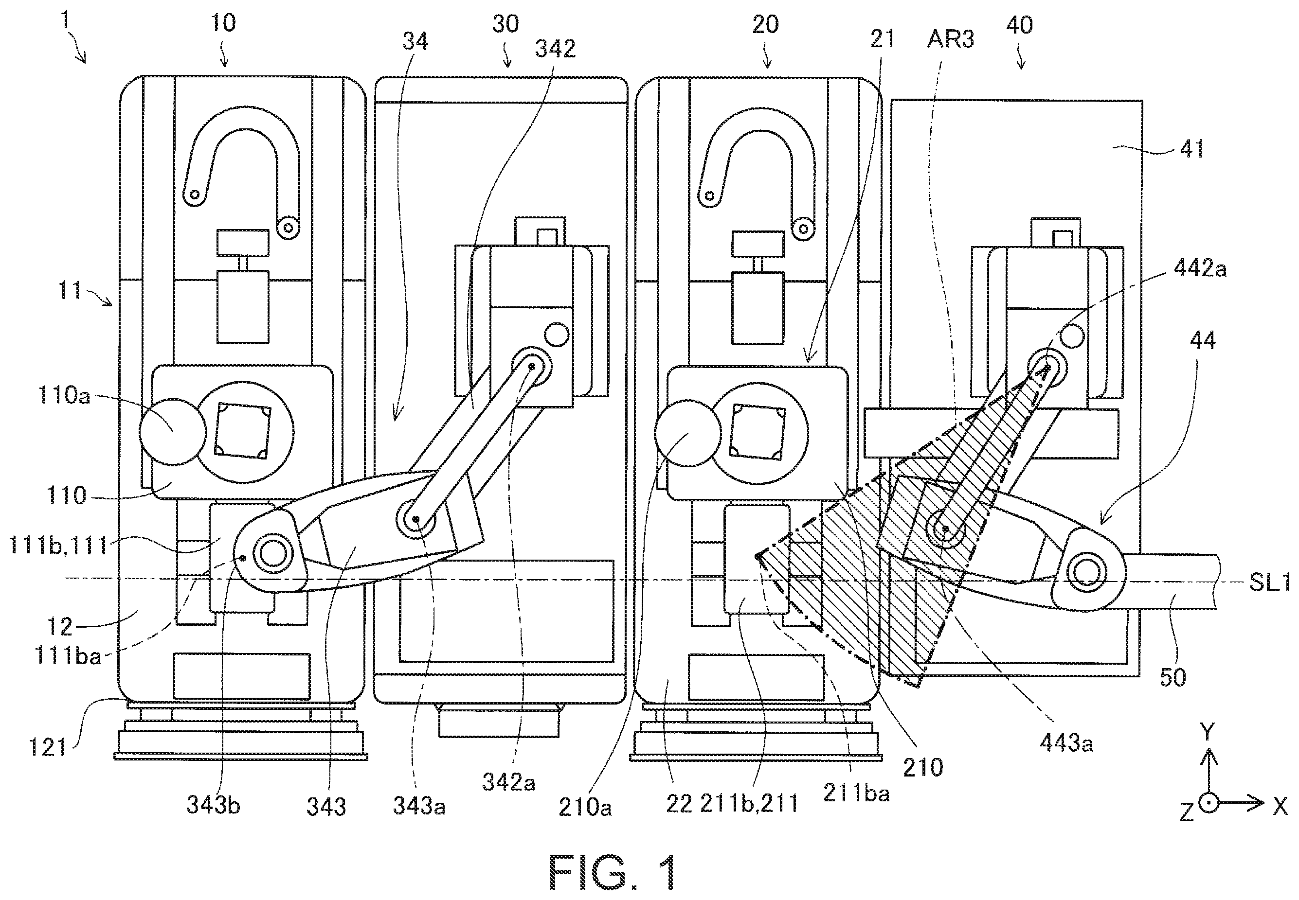 Patent US12508755 — Injection molding system and method for controlling injection molding system — Figure 1