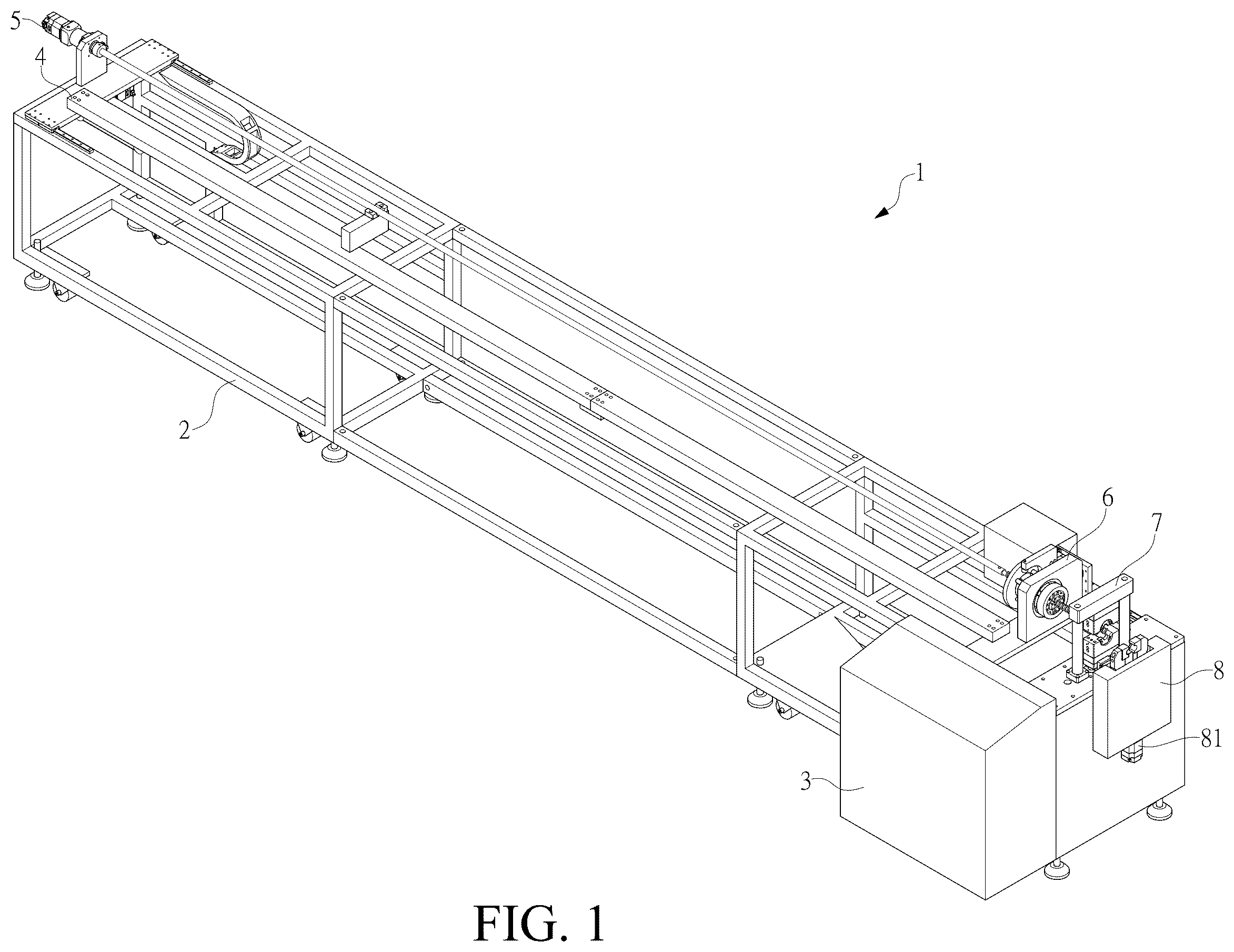 Patent US12508765 — Thermoforming pipe-shaping machine — Figure 1