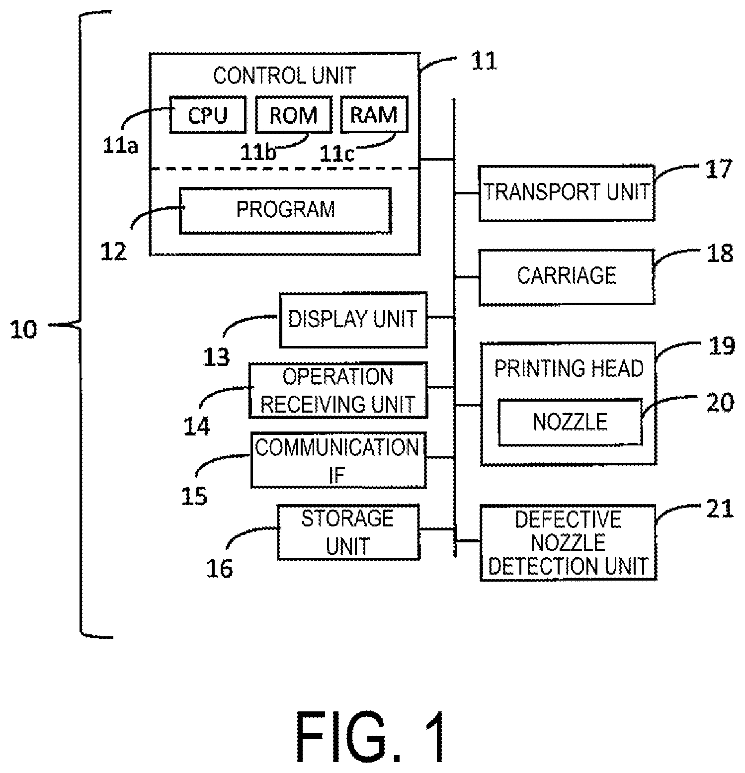Patent US12508804 — Printing device and printing method — Figure 1