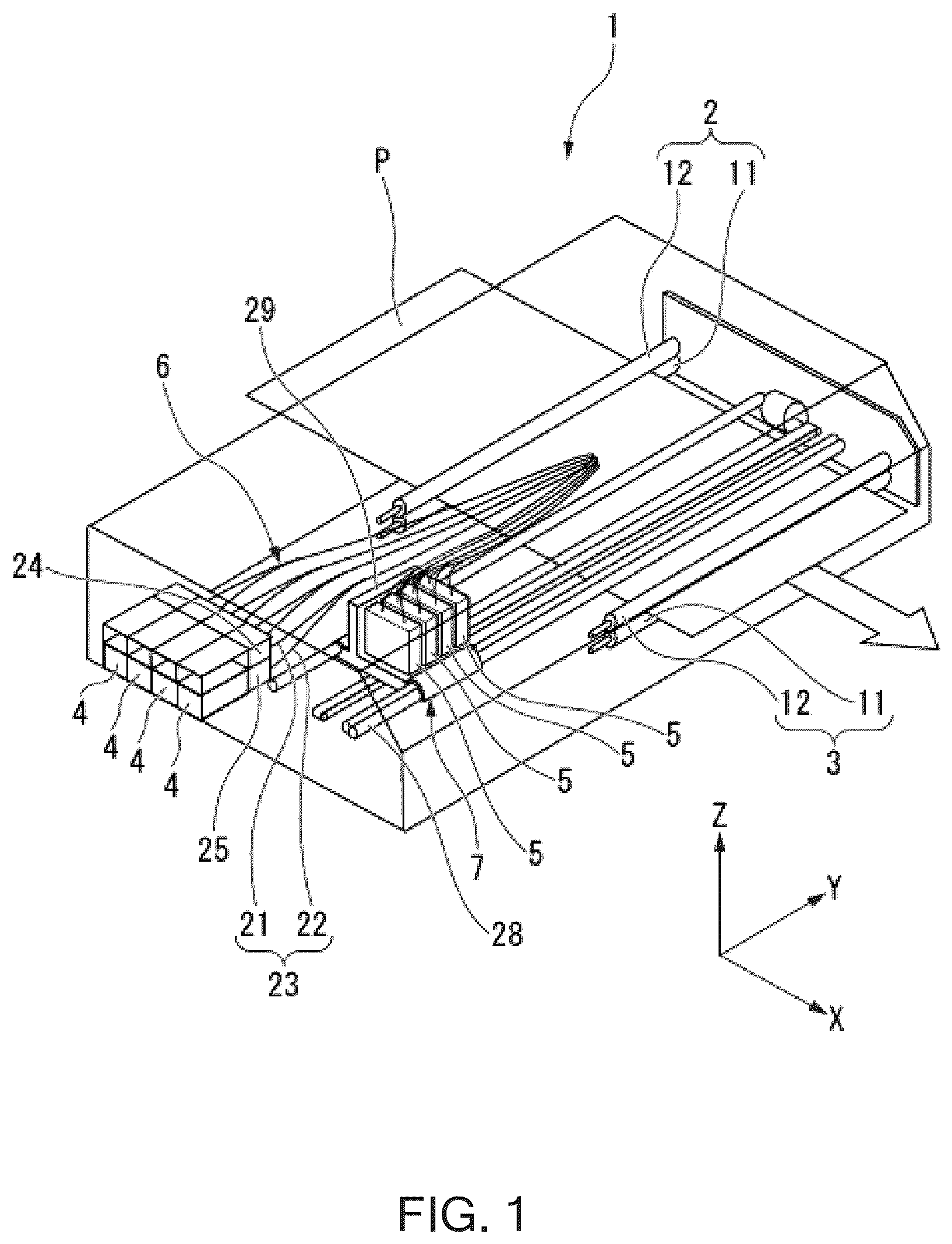 Patent US12508807 — Head chip, liquid jet head, liquid jet recording device, and method of manufacturing head chip — Figure 1